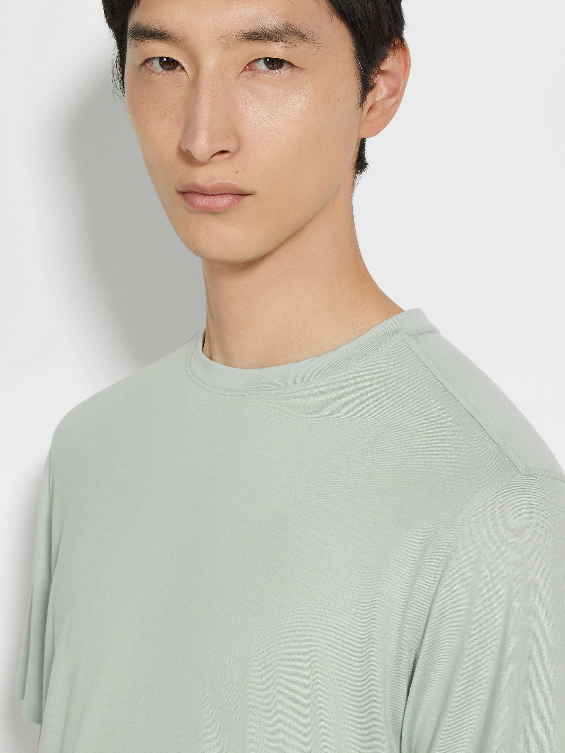 Light Sage Green Vellus Aureum T-shirt Product detail photo #1