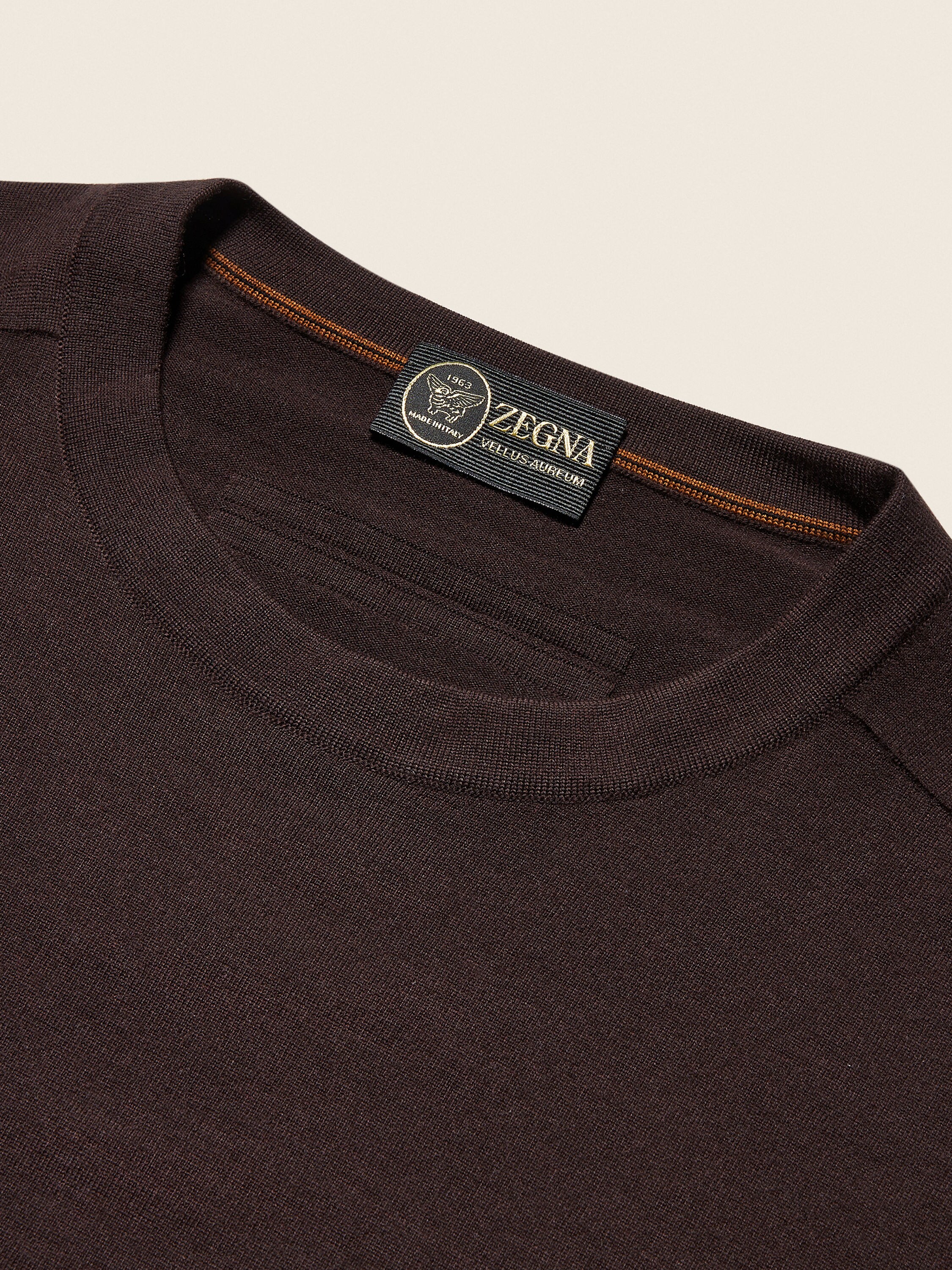 深棕色 Vellus Aureum 圆领针织衫 产品细节图 #5