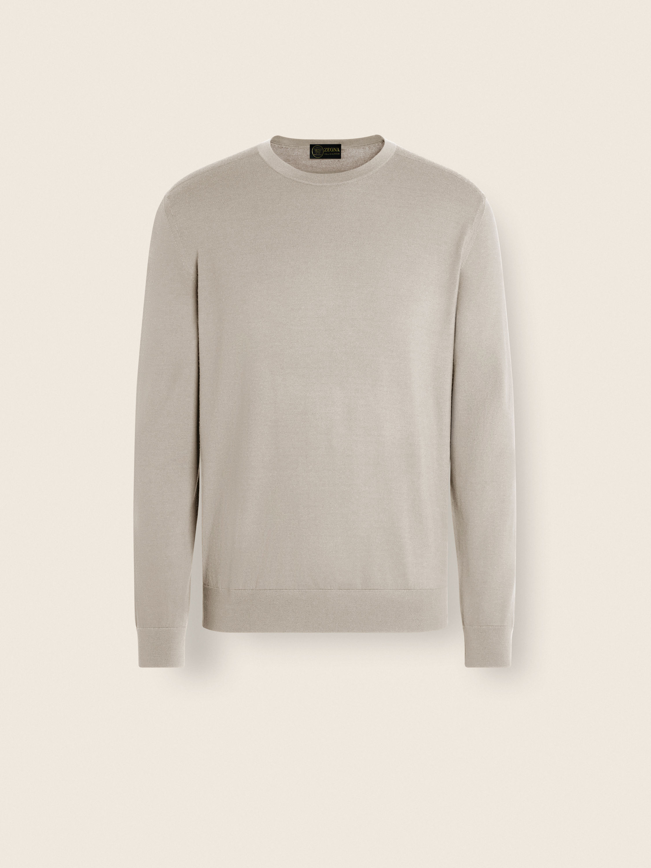 浅灰褐色 Vellus Aureum 圆领针织衫 产品主图