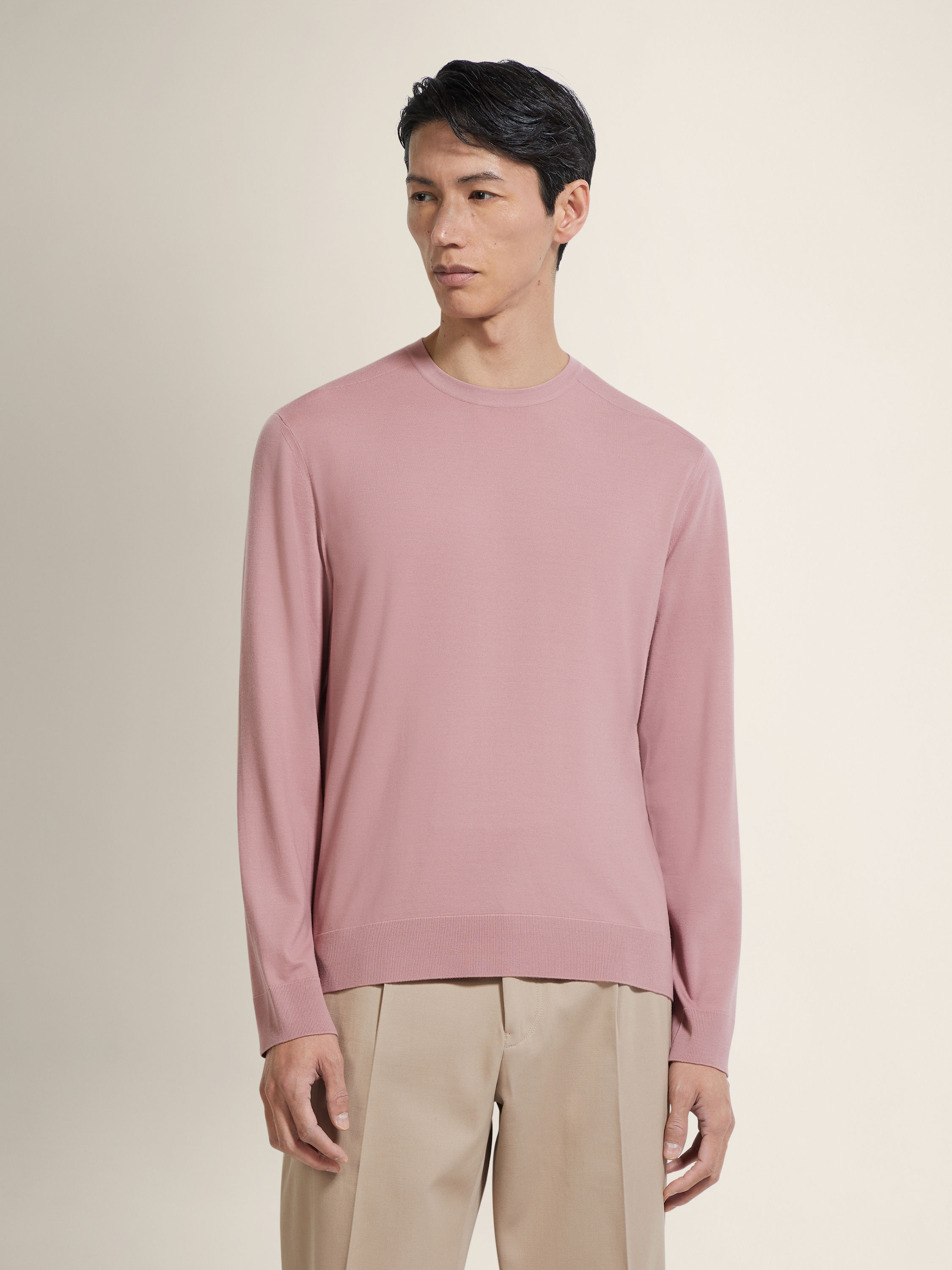 浅粉色 Vellus Aureum 圆领针织衫 产品细节图 #3