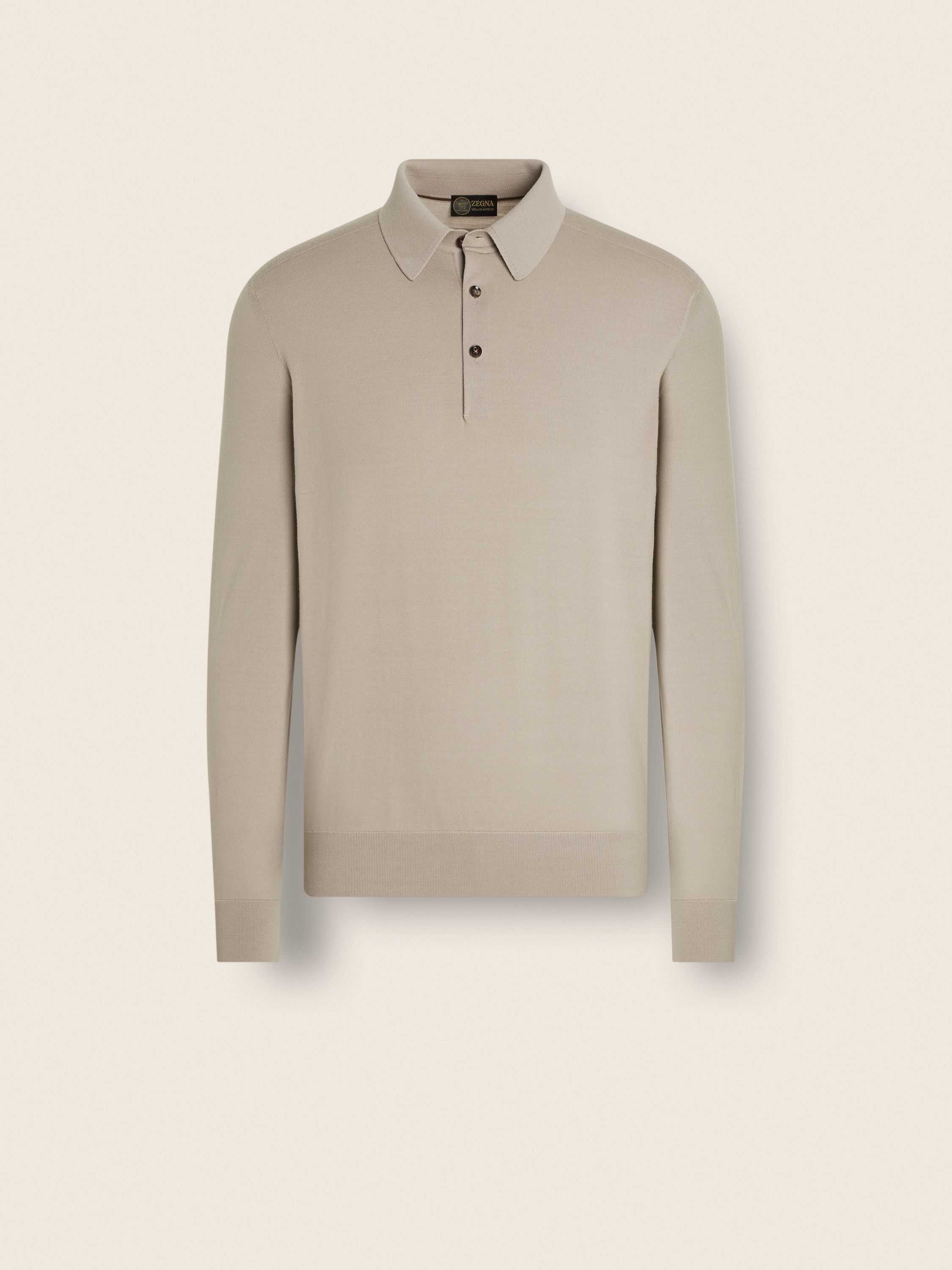 Light Taupe Vellus Aureum Polo Shirt Product detail photo #1