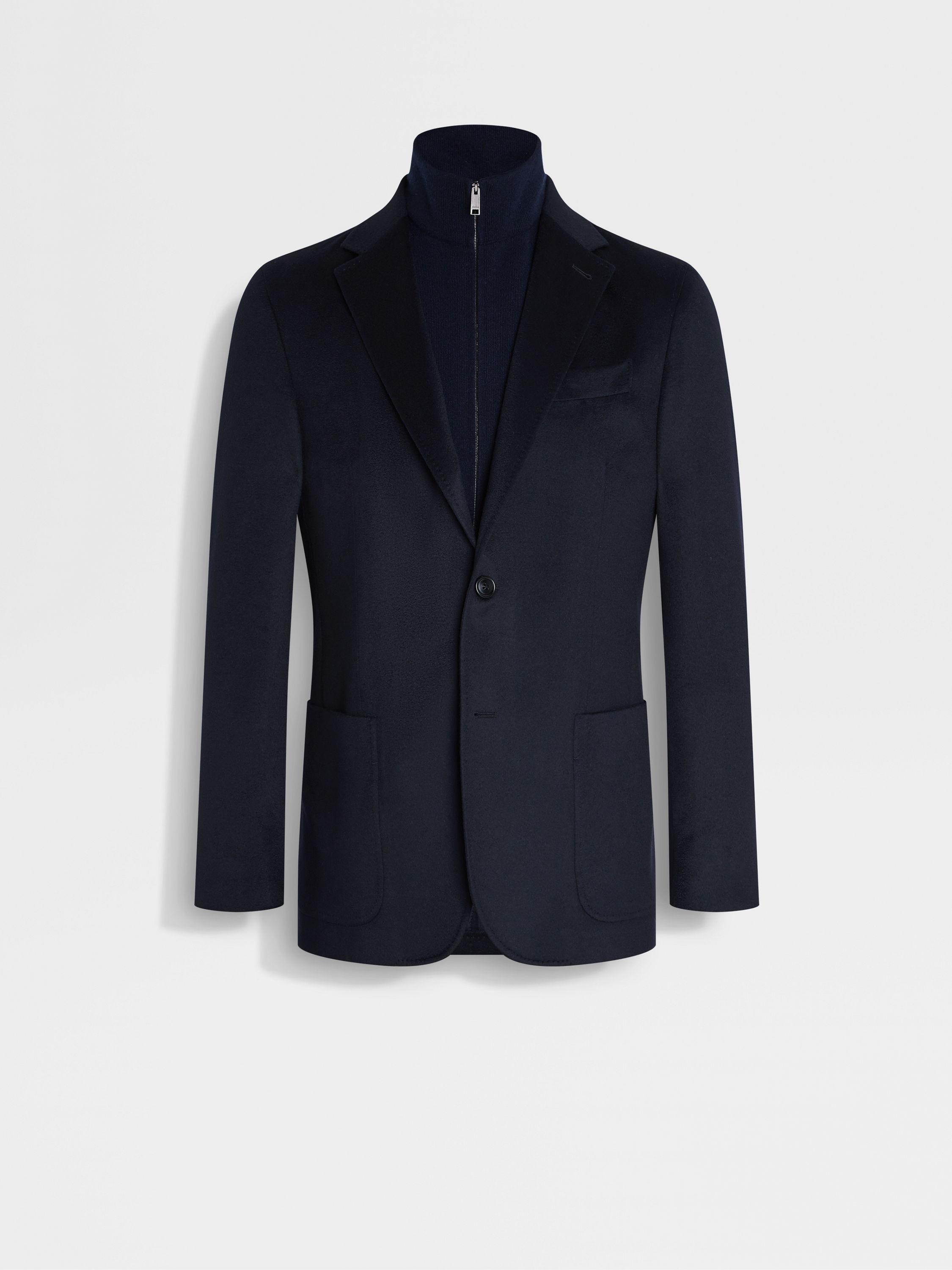 Navy Blue Oasi Cashmere Jacket Main product photo