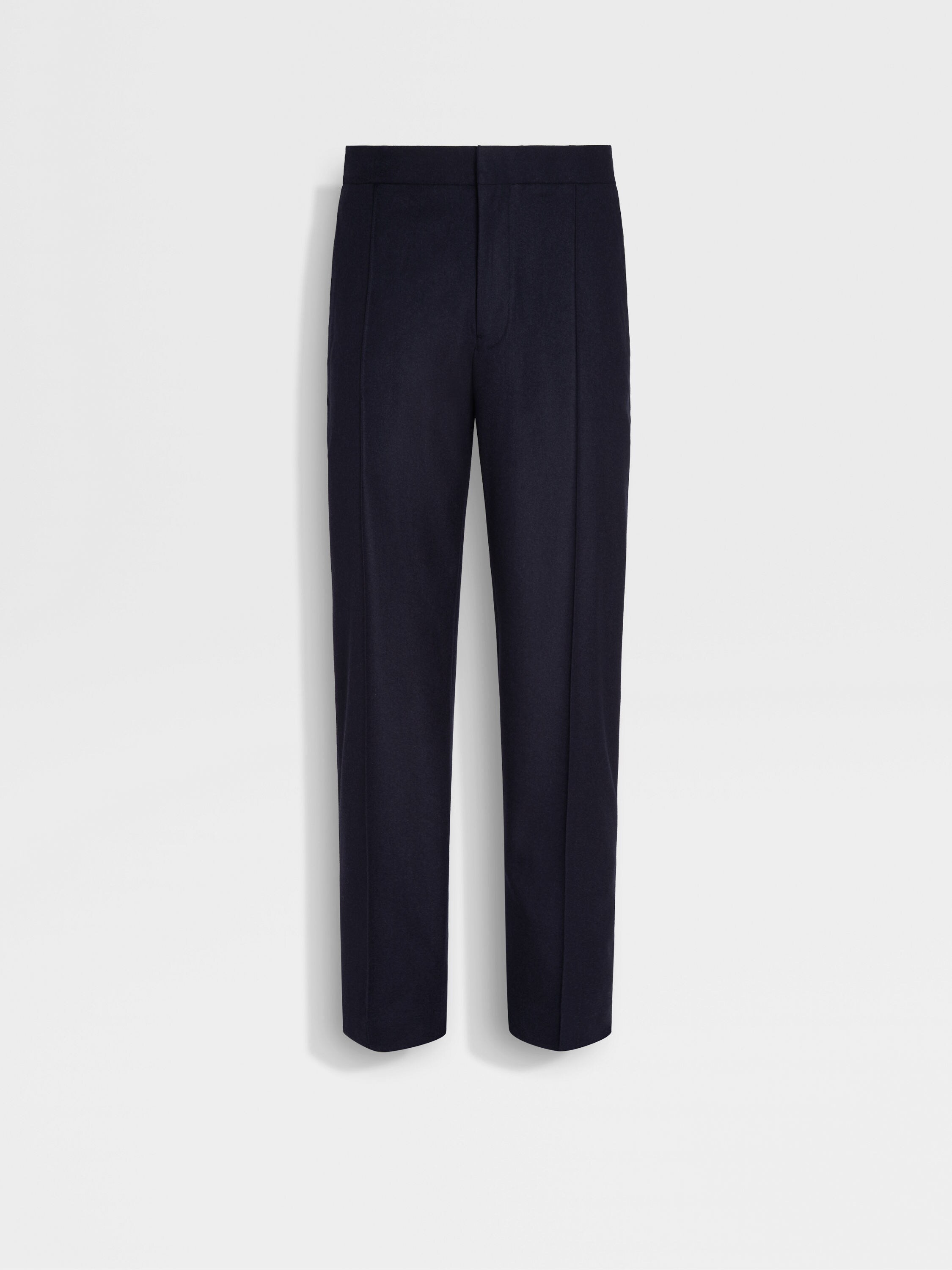 Navy Blue 15milmil15 Wool Silk and Cashmere Pants Main product photo
