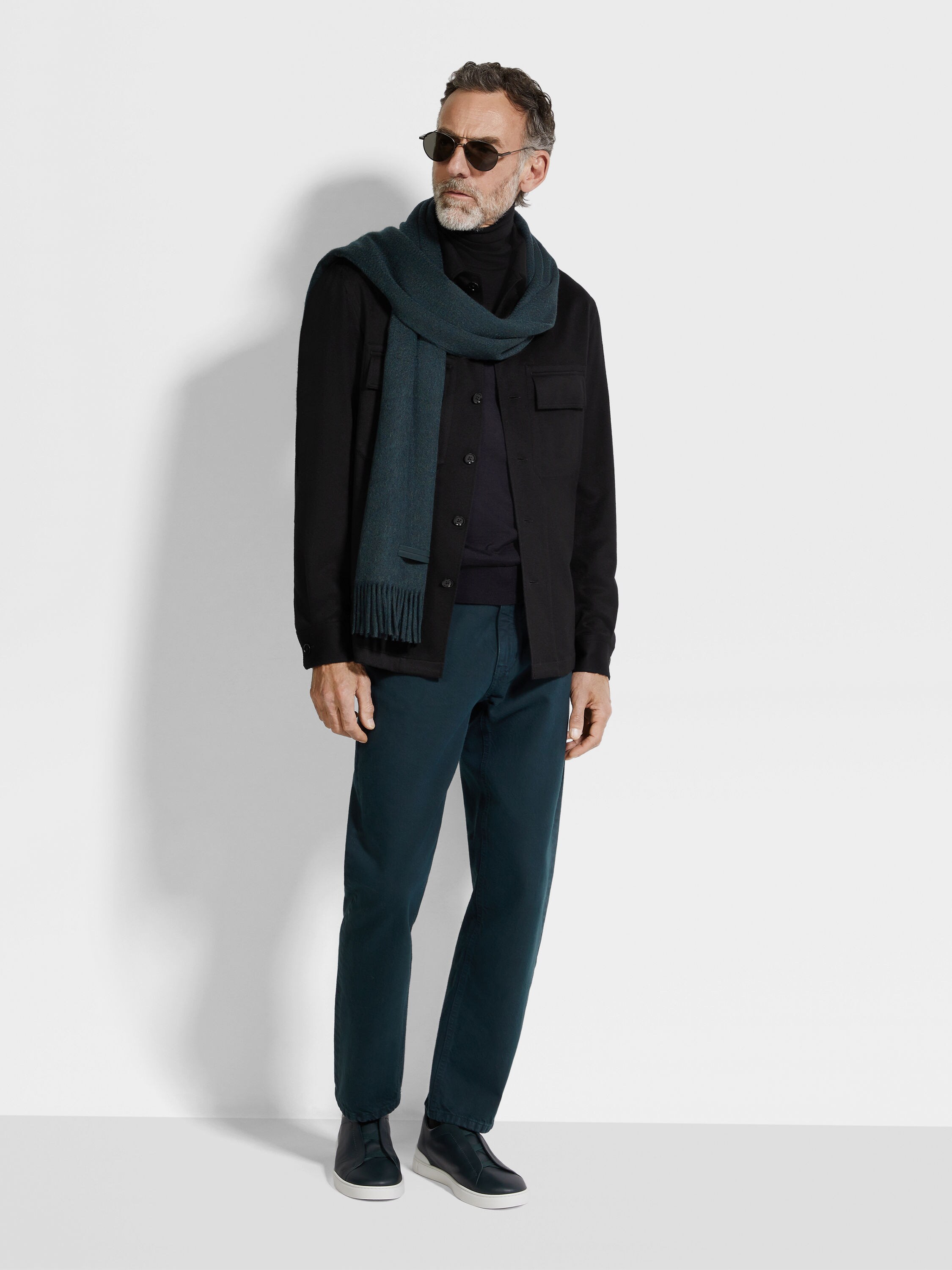 Dark Green Roccia Pants Product detail photo #2