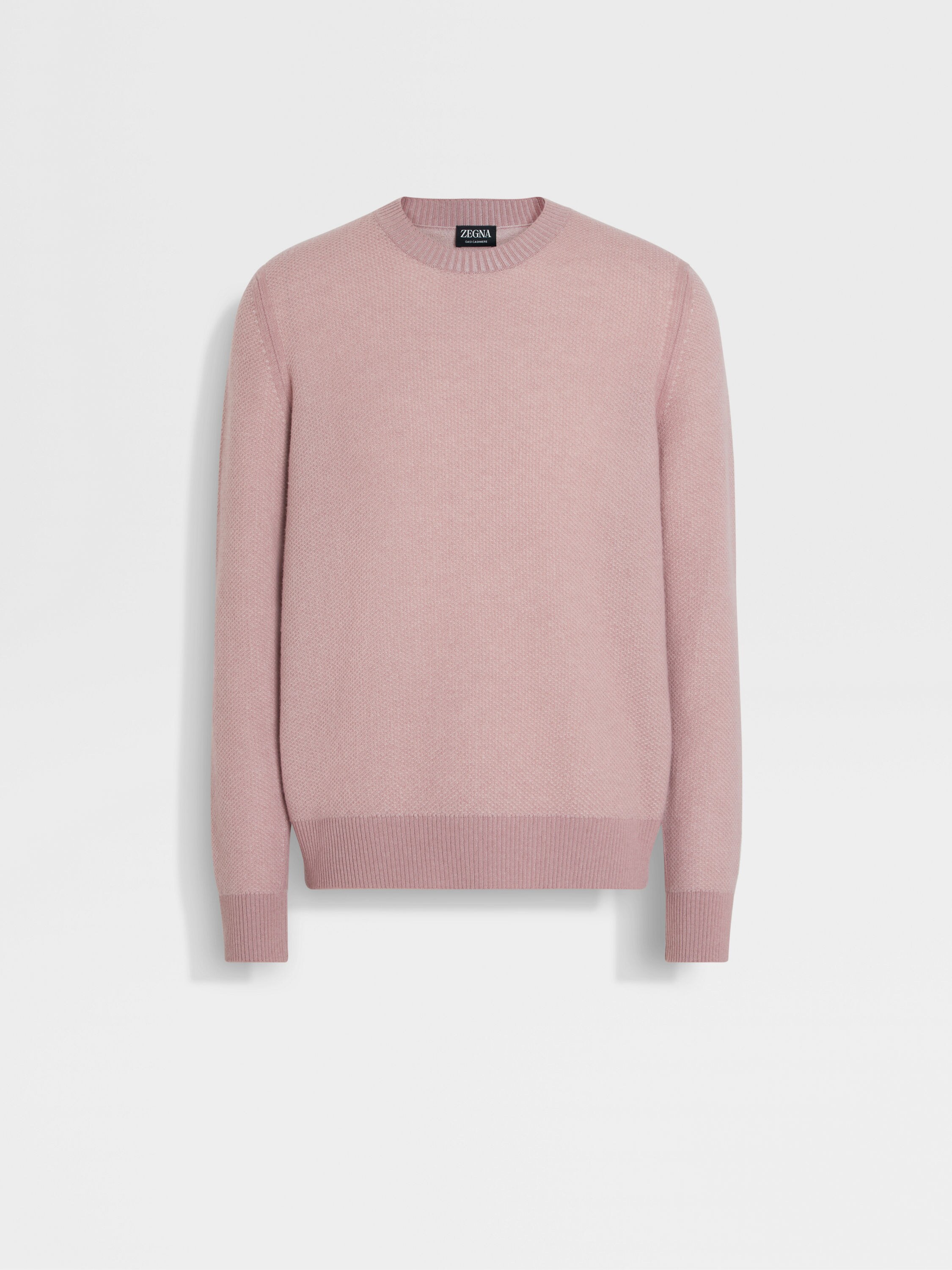 Dust Pink Oasi Cashmere Crewneck Main product photo