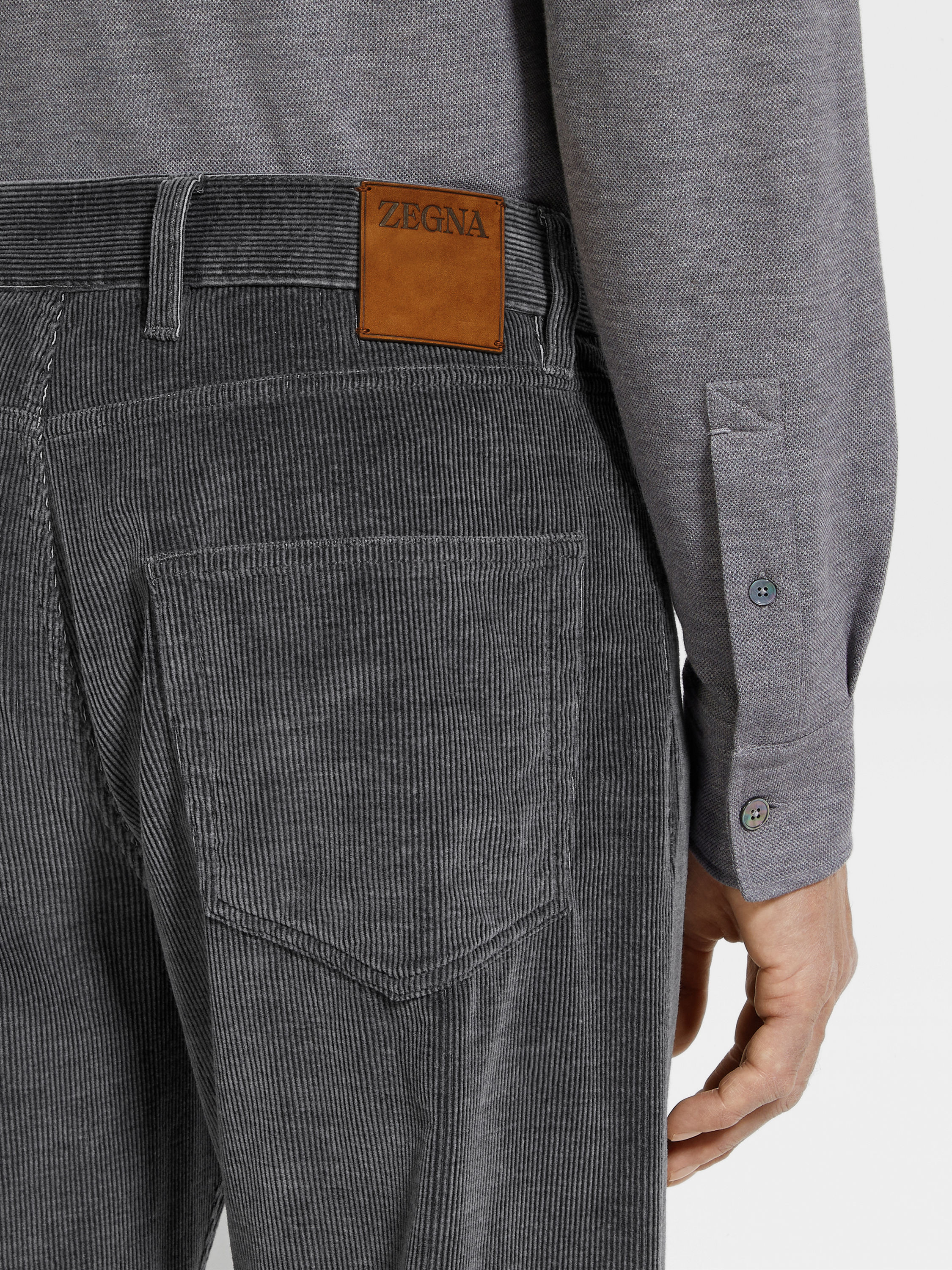 Dark Grey Cashco Roccia Jeans Product detail photo #1