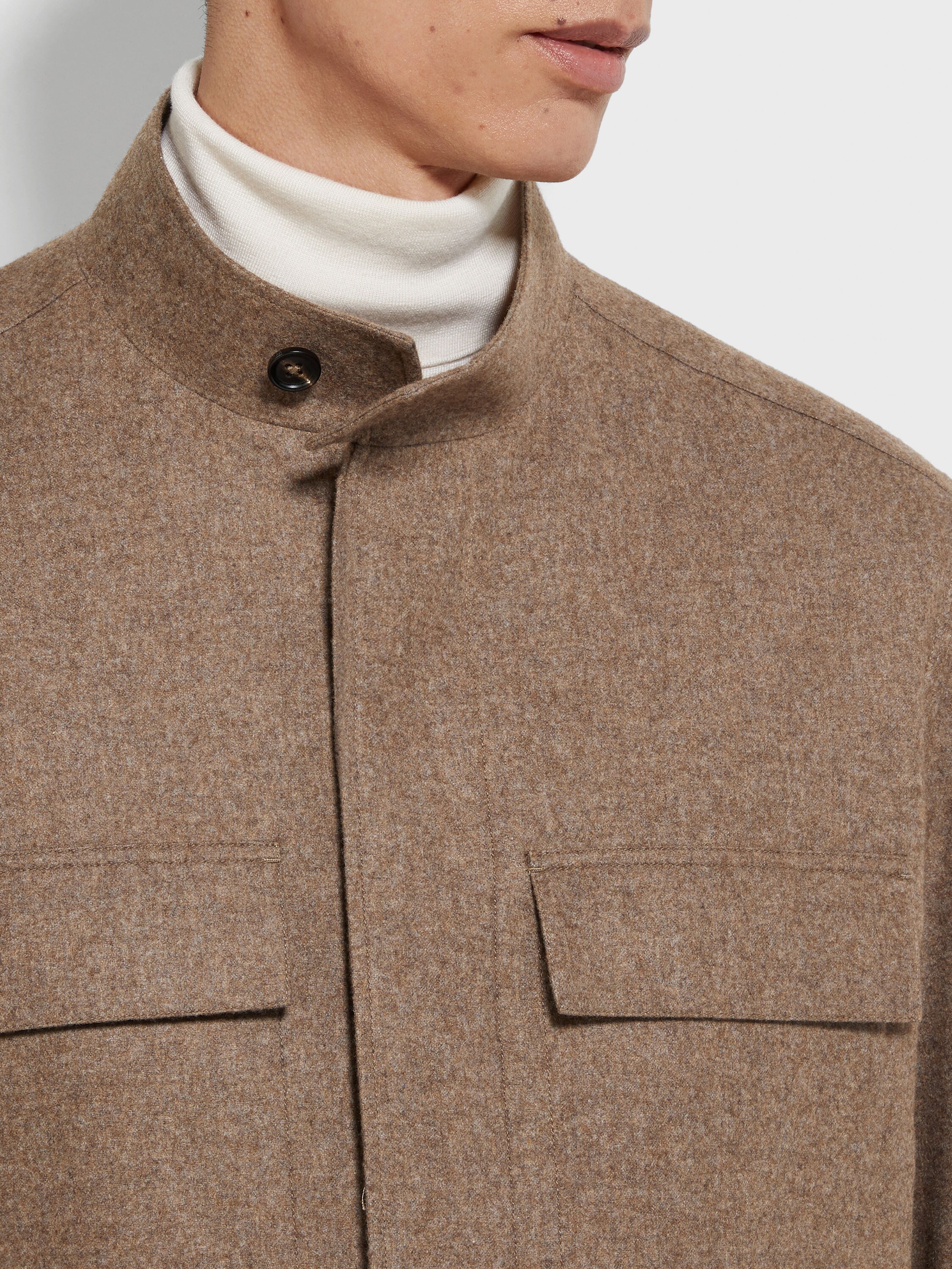 Oasi Cashmere Overshirt Product detail photo #2