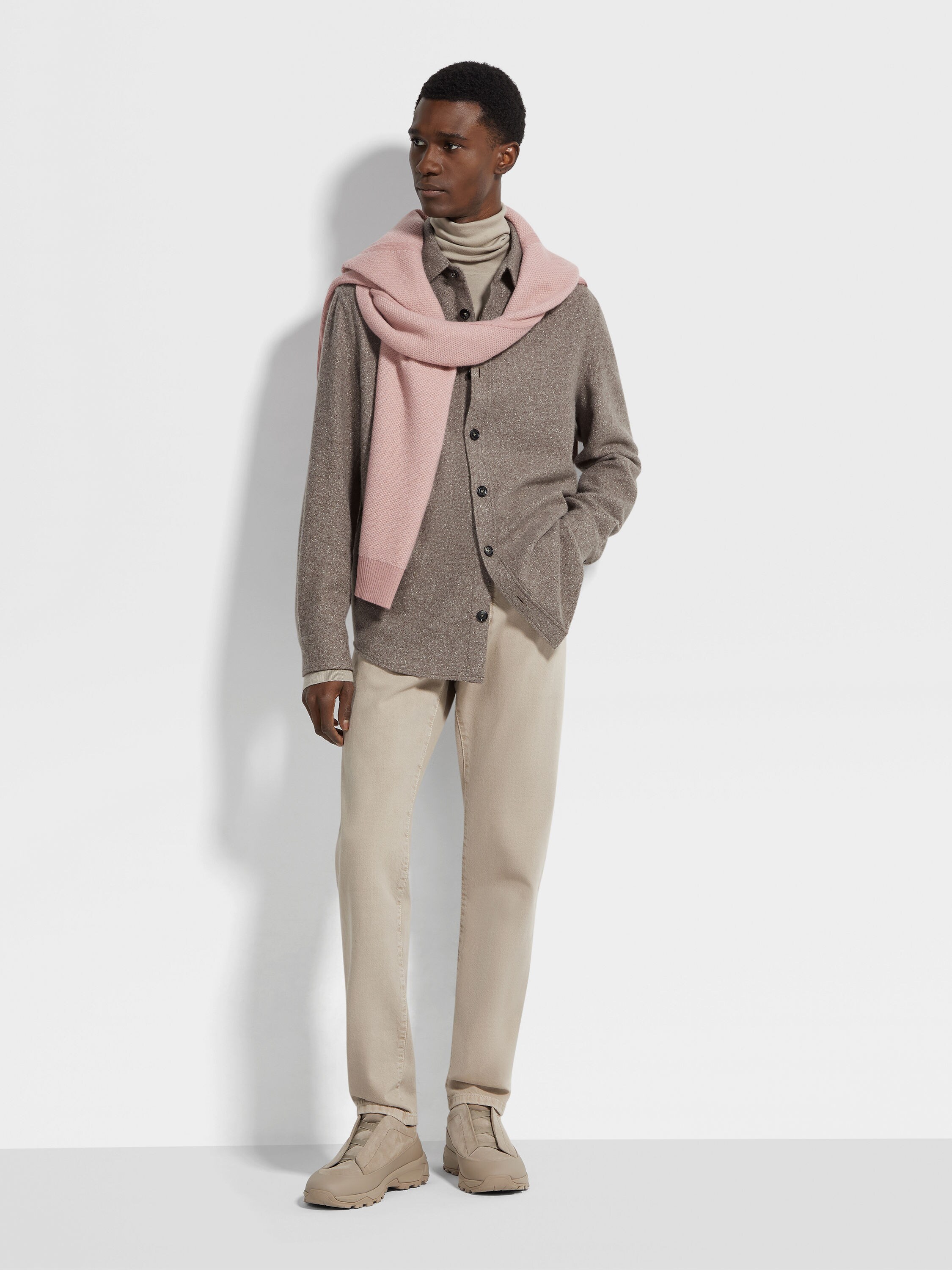 Cashmere and Silk Overshirt Product detail photo #1