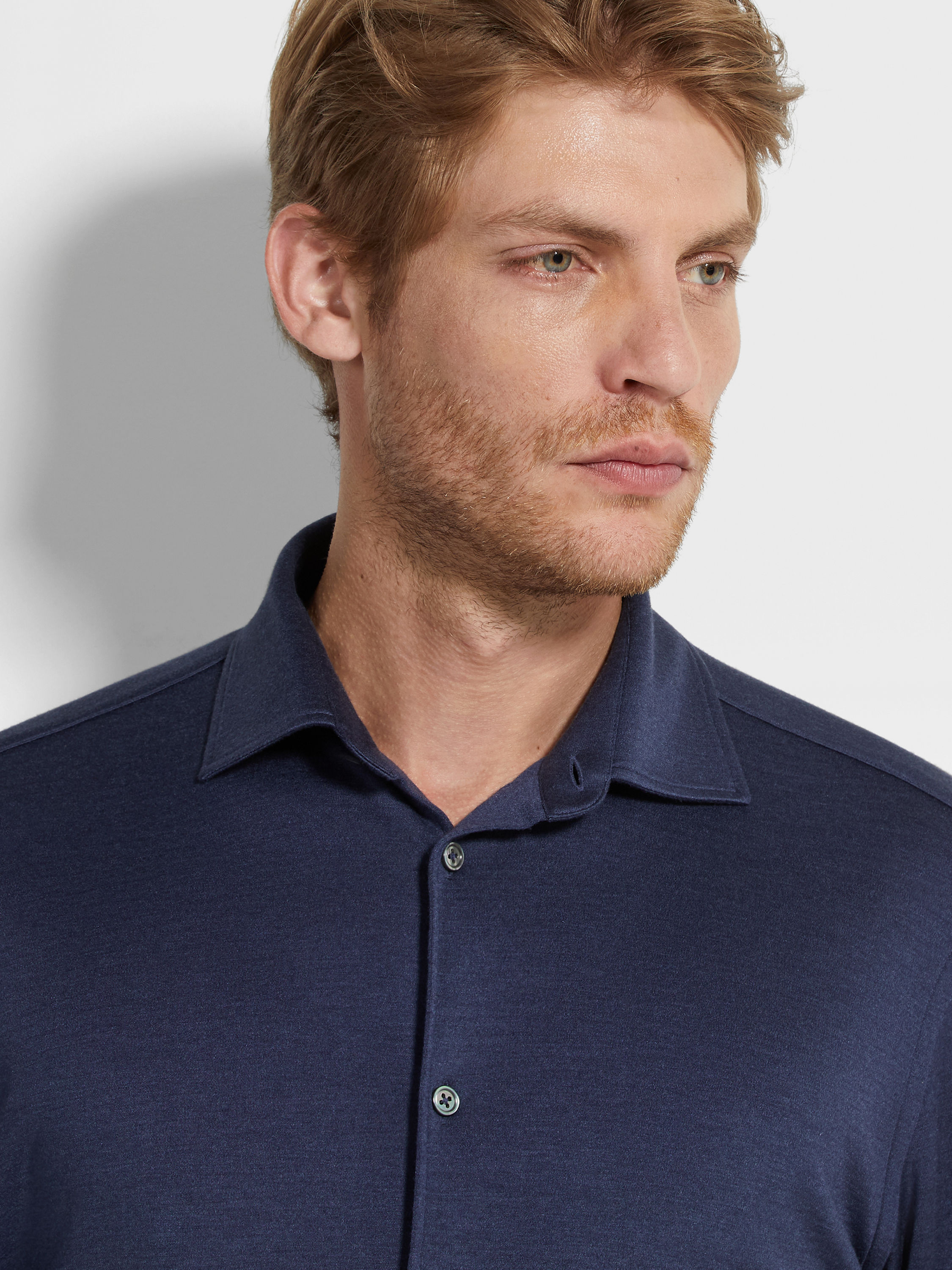 Cashmere and Silk Shirt Product detail photo #2