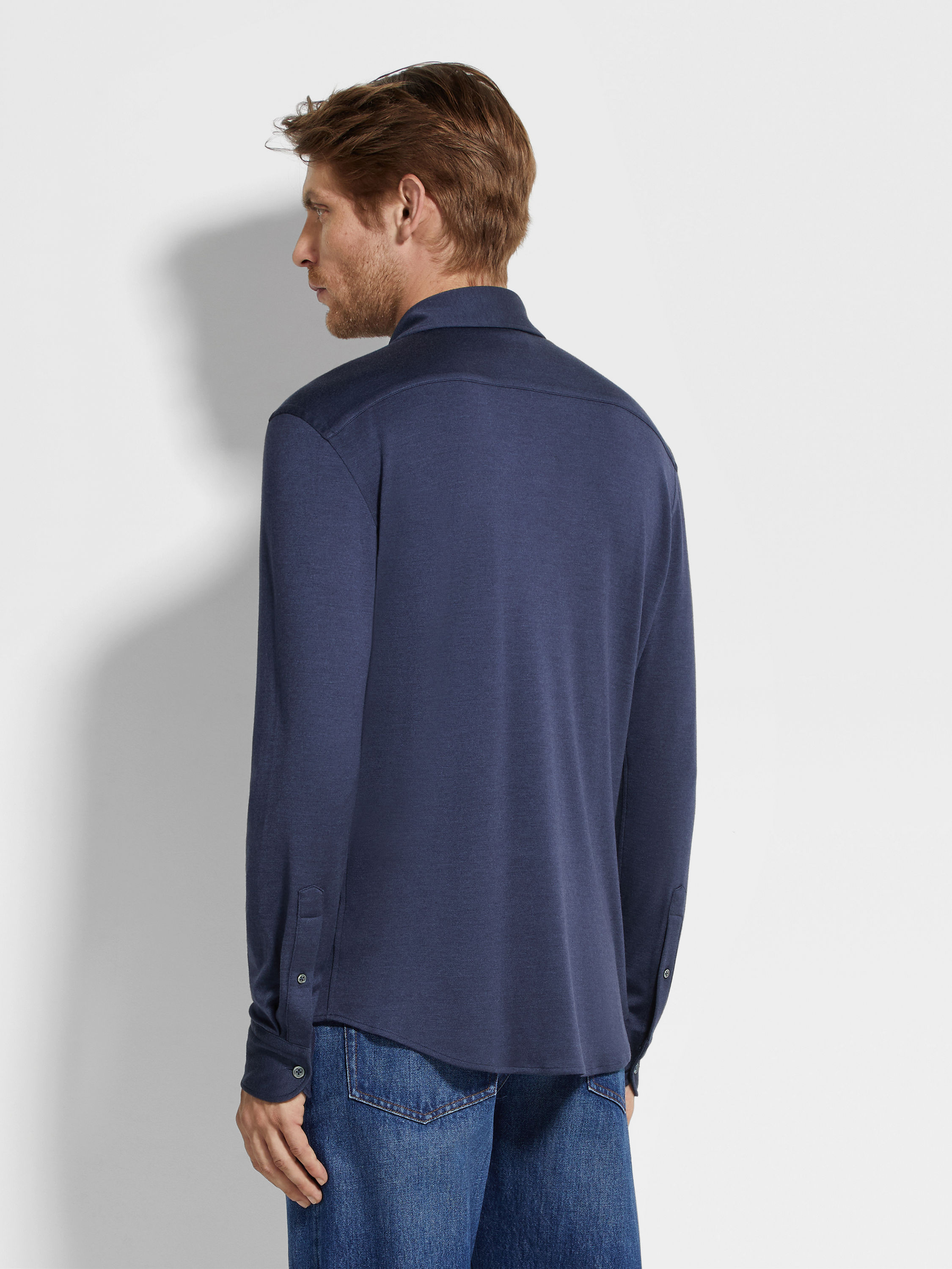 Cashmere and Silk Shirt Product detail photo #4