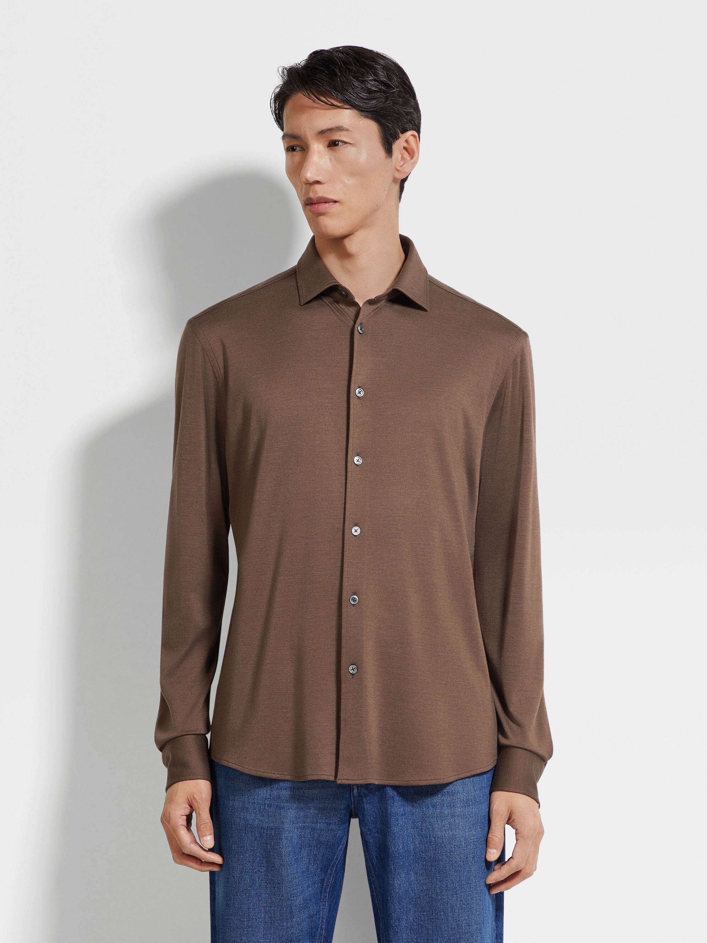 Cashmere and Silk Shirt Product detail photo #3