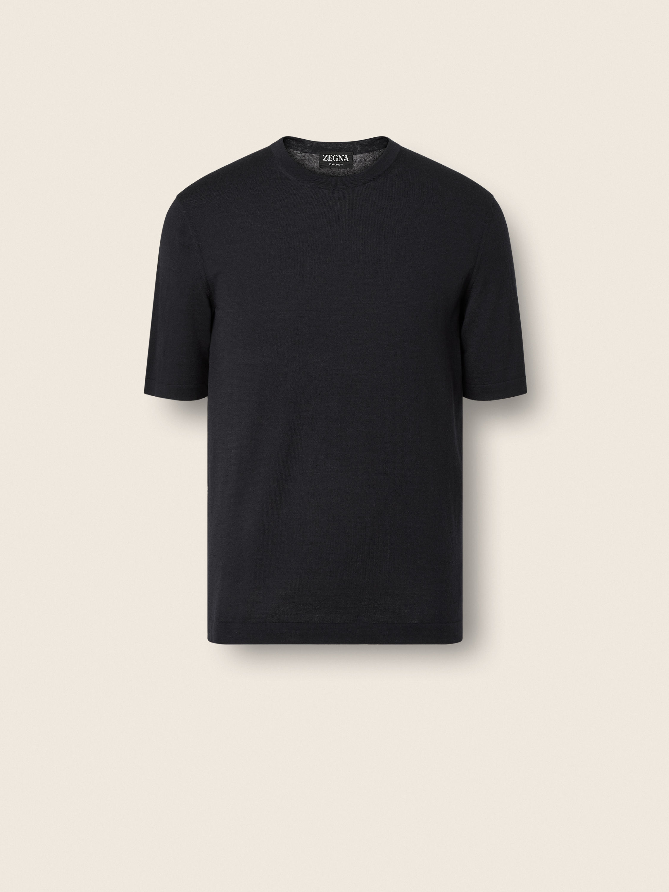 Black Wool T-shirt Main product photo