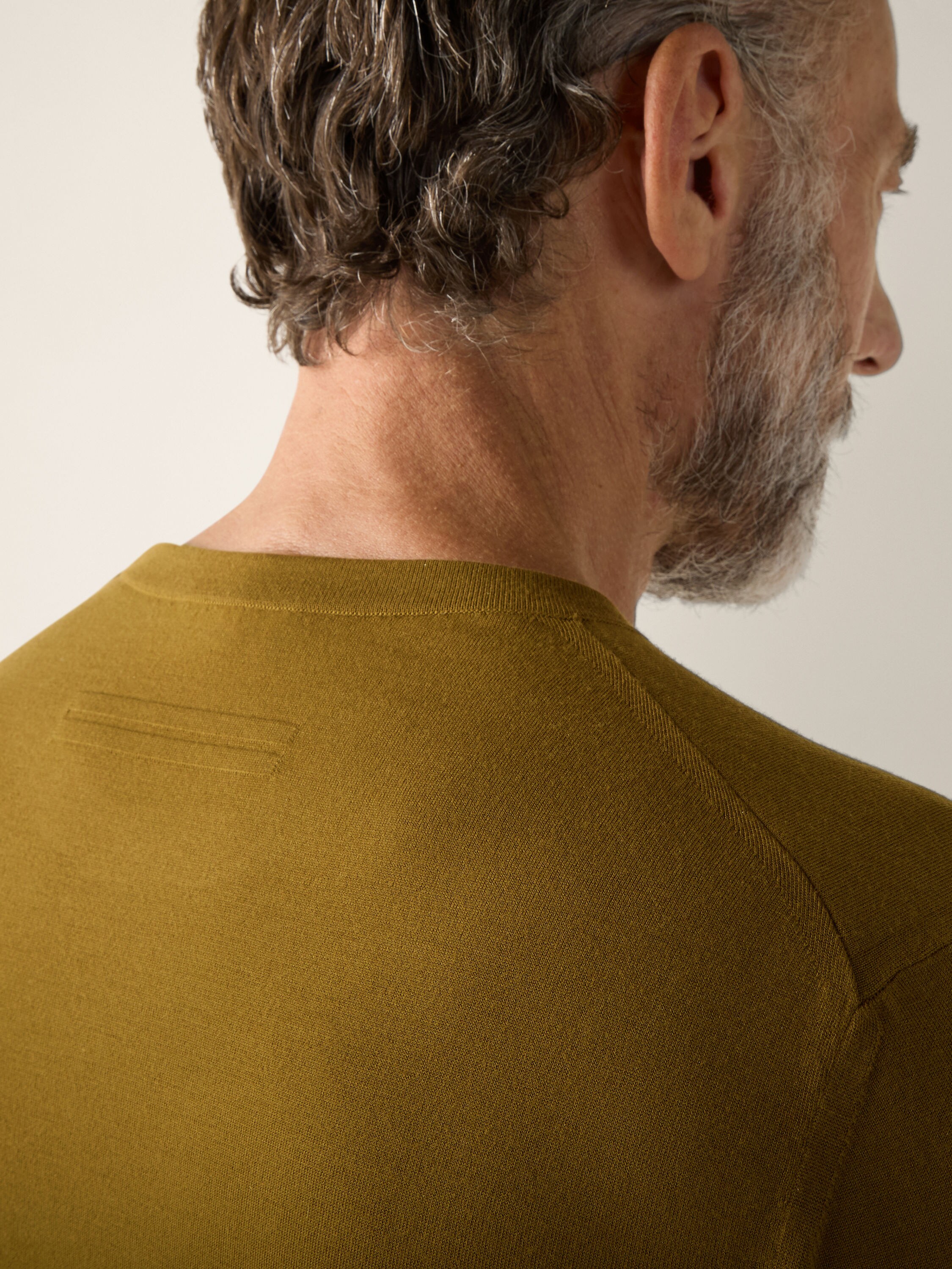 Olive Green Vellus Aureum Crewneck Product detail photo #1