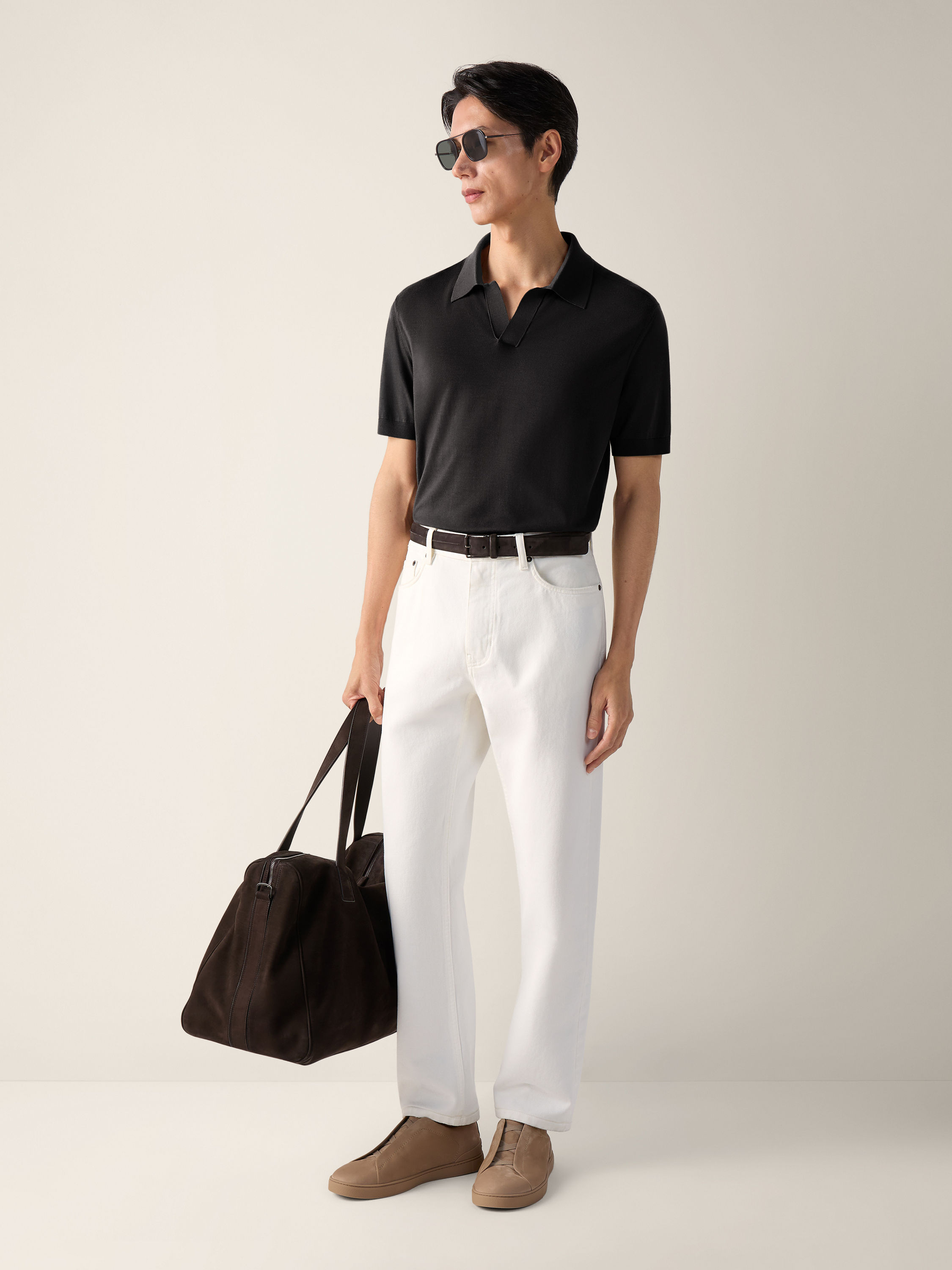 黑色 Vellus Aureum Polo 衫 产品细节图 #2