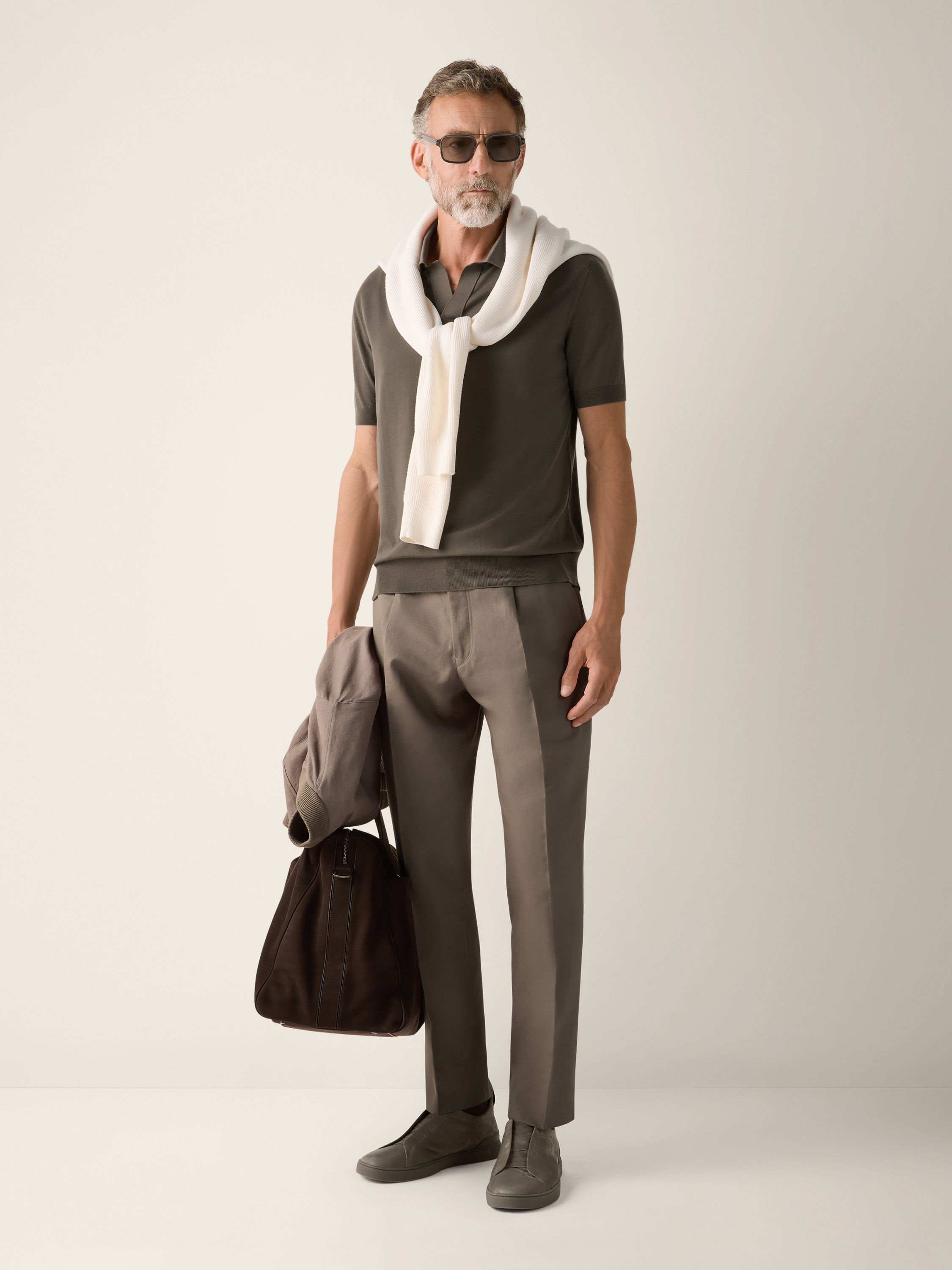深灰褐色 Vellus Aureum Polo 衫 产品细节图 #2
