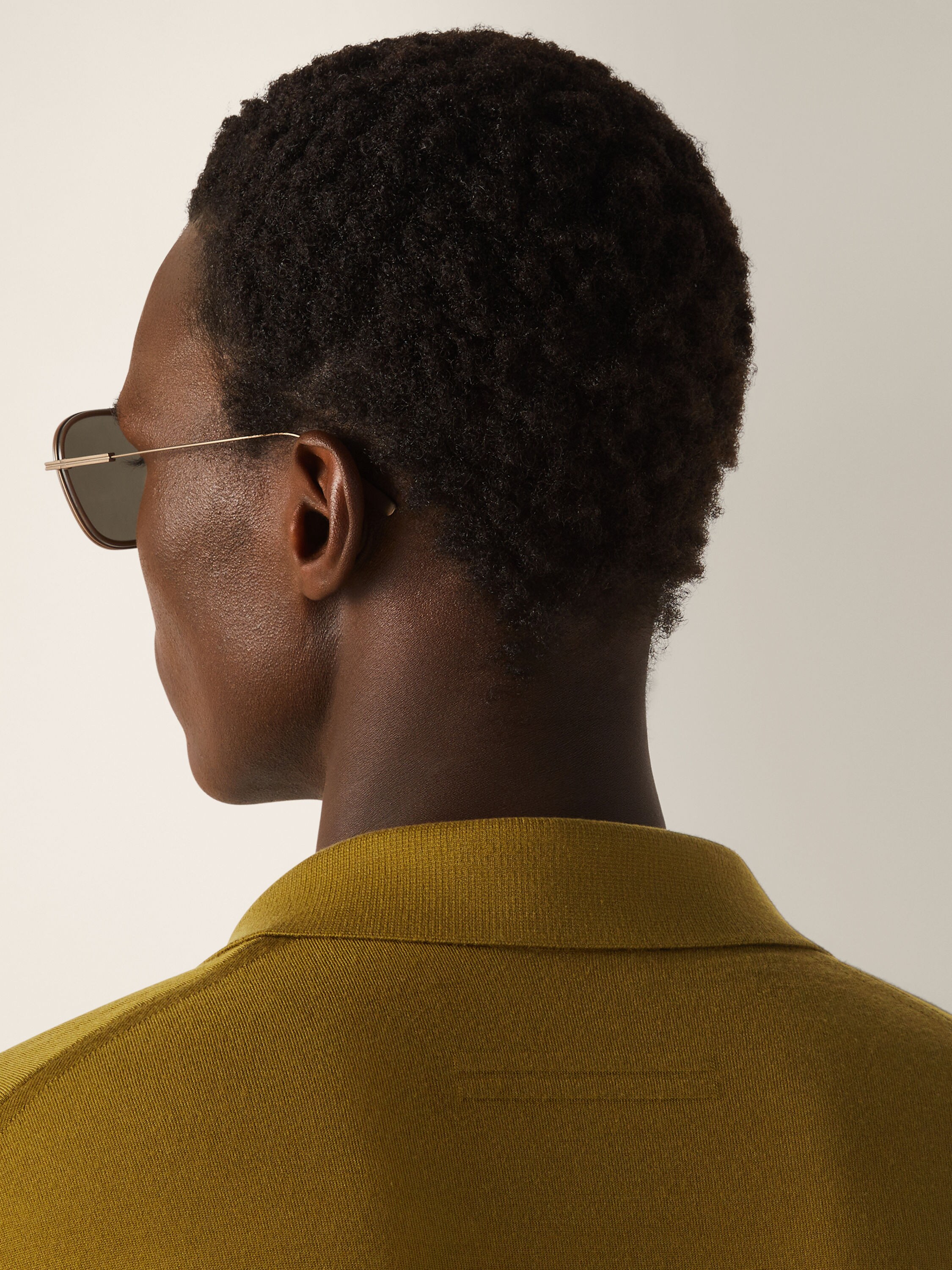 橄榄绿 Vellus Aureum Polo 衫 产品细节图 #1