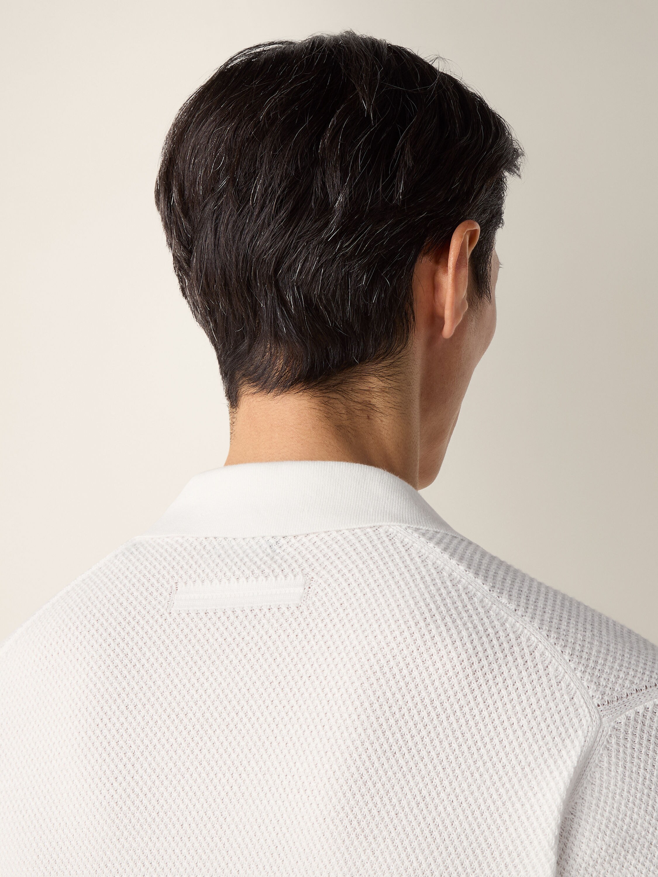 白色 Premium Cotton 棉质 Polo 衫 产品细节图 #1