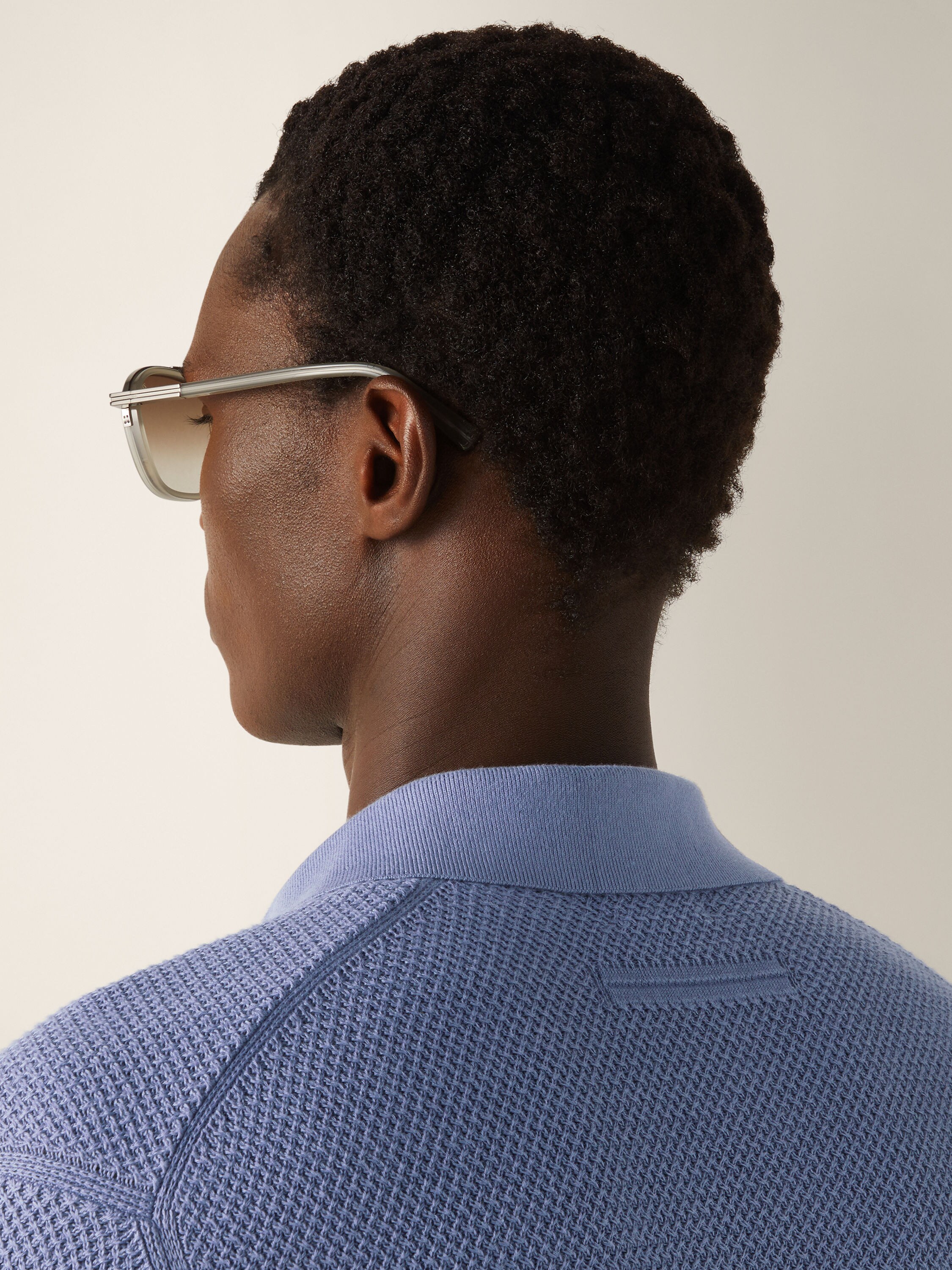 丁香紫 Premium Cotton 棉质 Polo 衫 产品细节图 #1