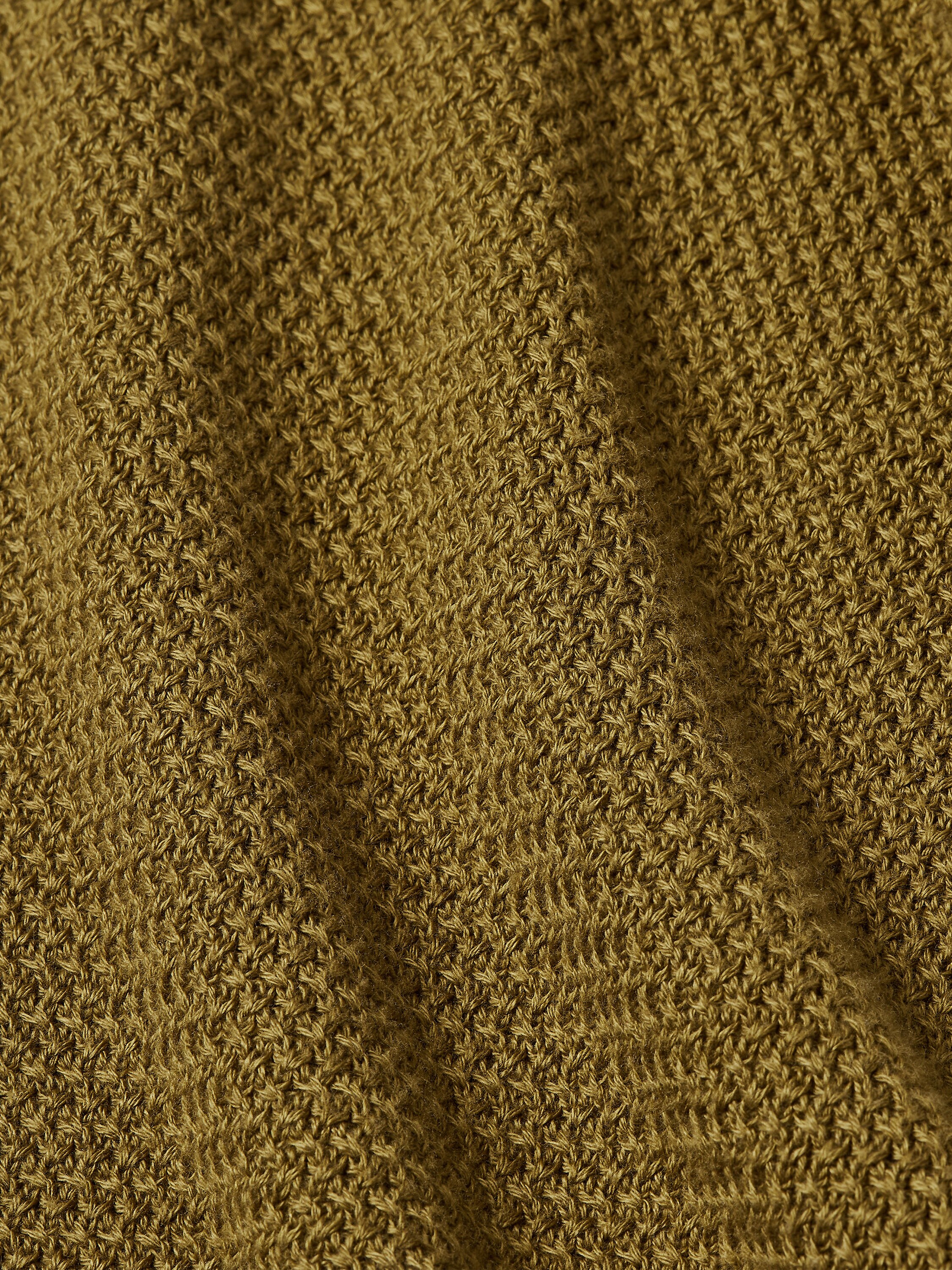 Olive Green Premium Cotton Polo Shirt Product detail photo #3