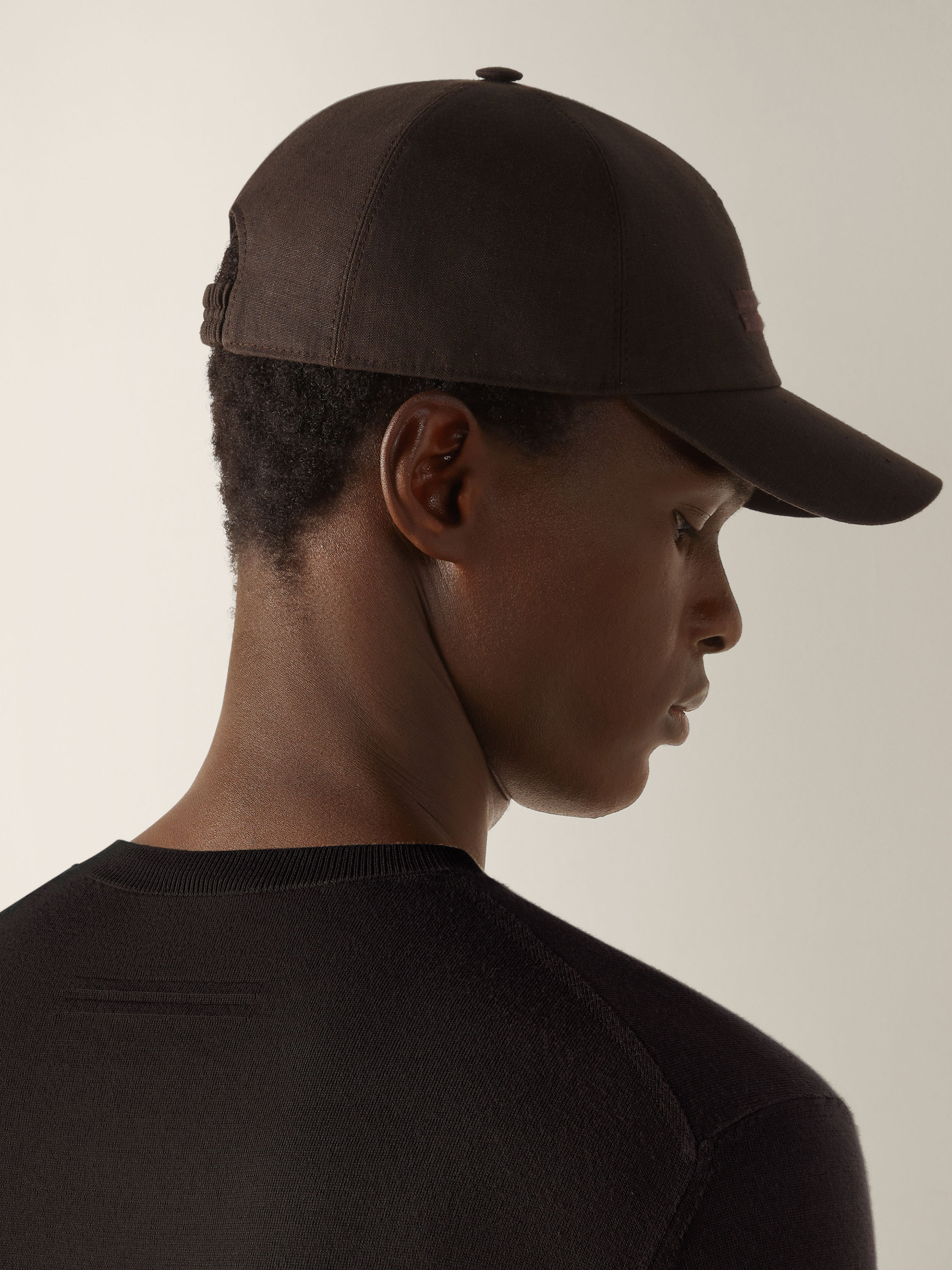 深棕色 Premium Cotton 棉质 T 恤 产品细节图 #1