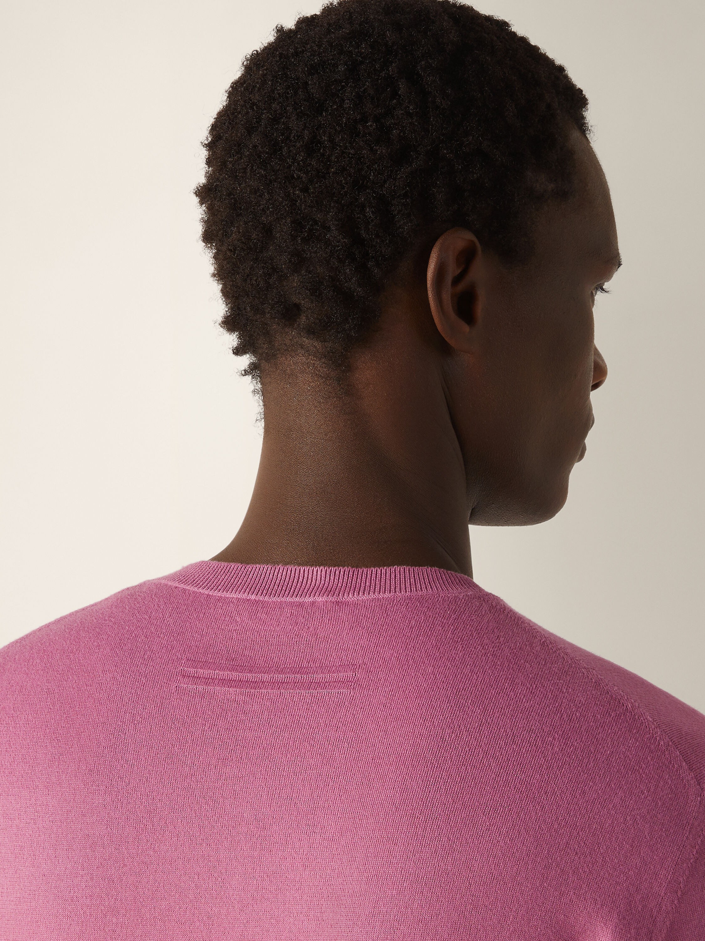Pink Premium Cotton T-shirt Product detail photo #1