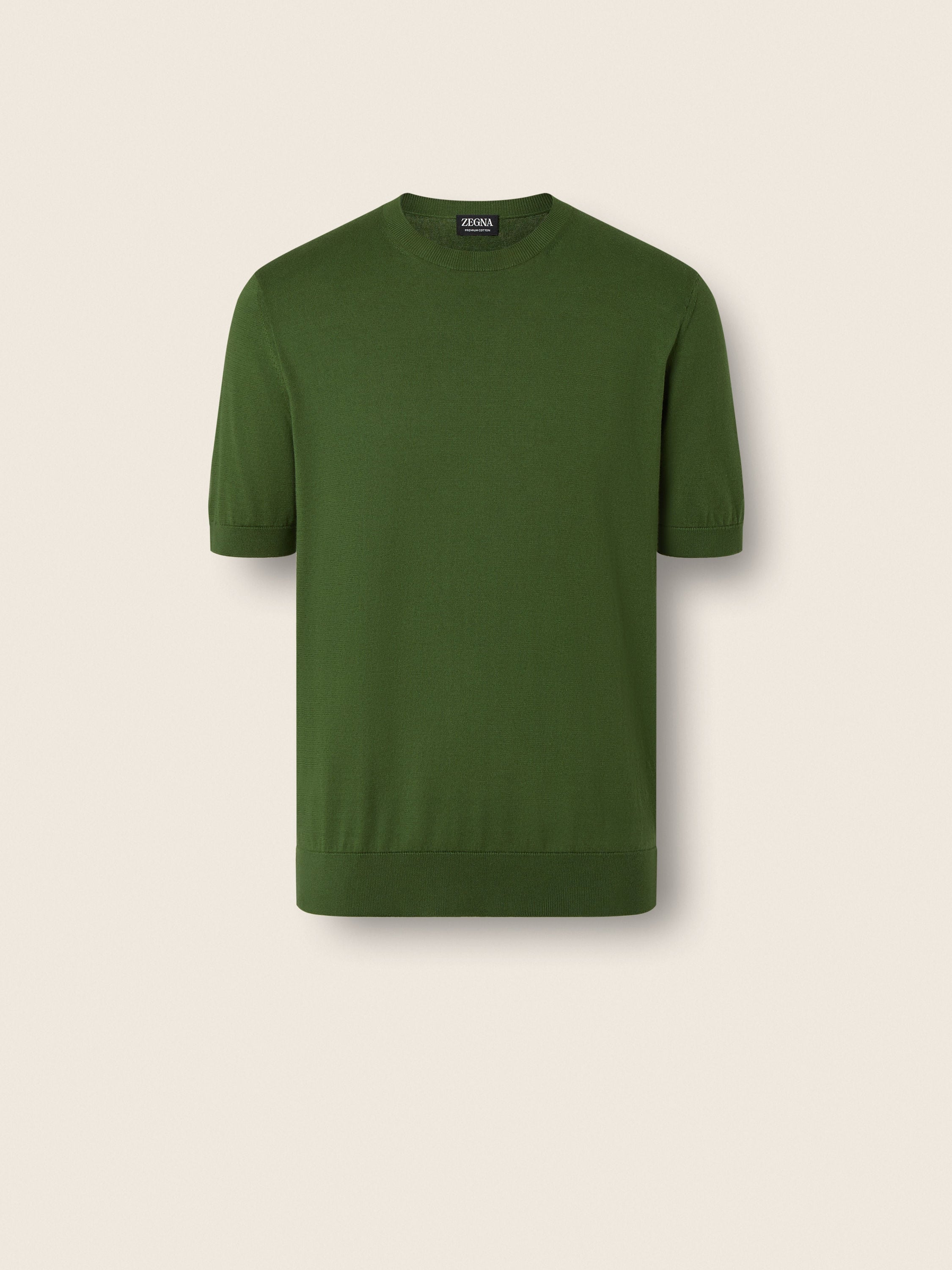 Pine Green Premium Cotton T-shirt Main product photo