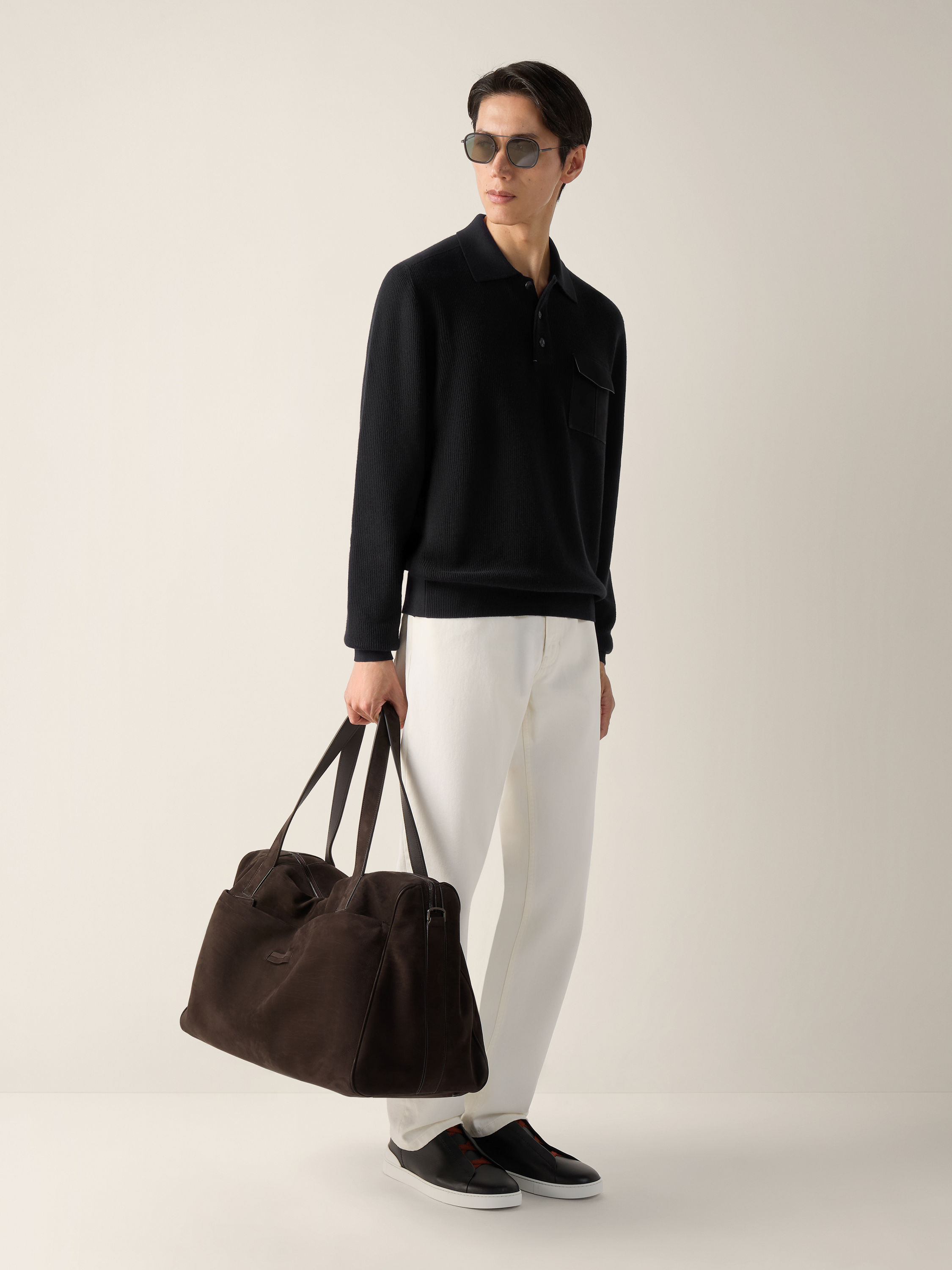 黑色 Vellus Aureum Polo 衫 产品细节图 #2