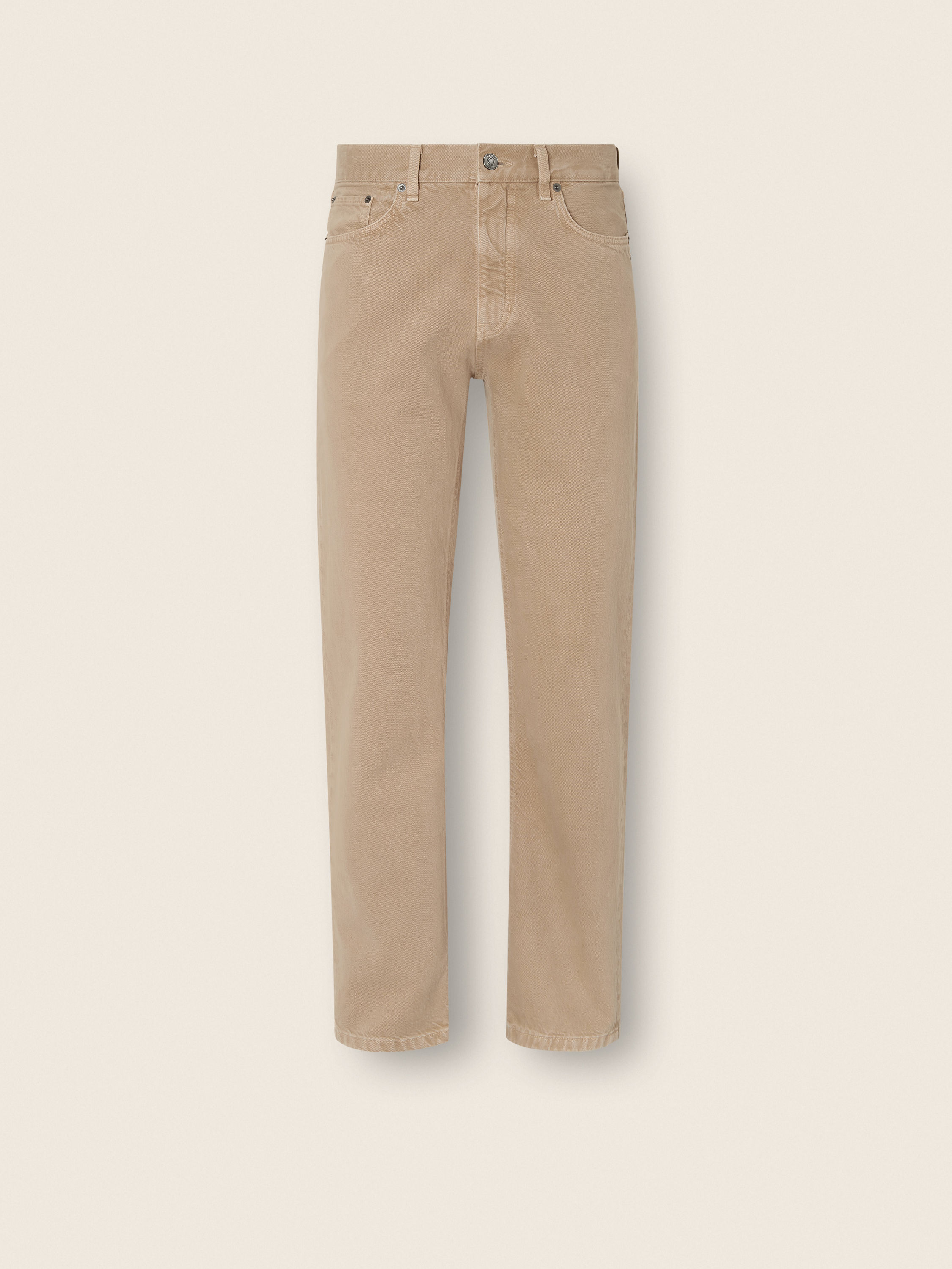 Beige Cotton Roccia Pants Main product photo