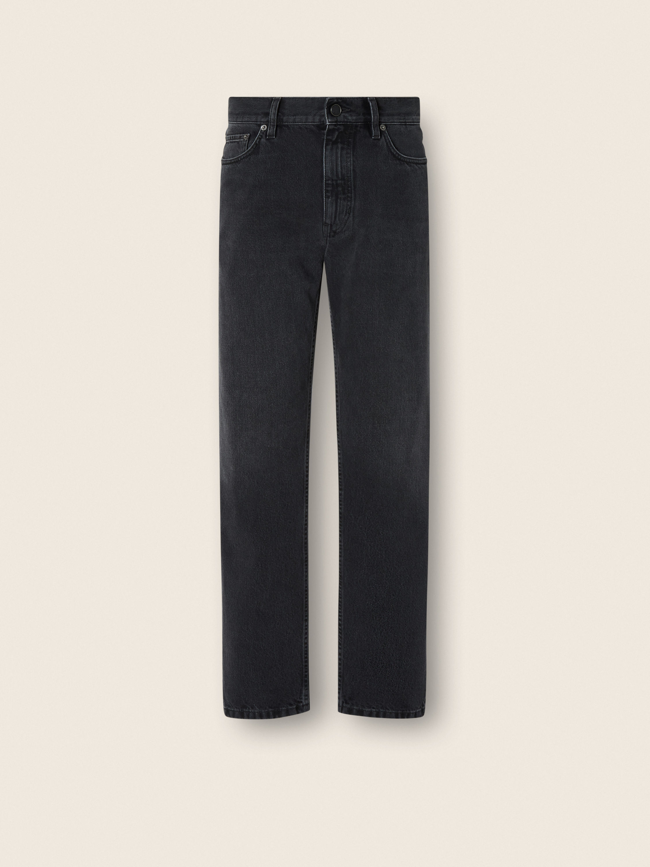 Black Stone-washed Cotton Roccia Jeans Main product photo