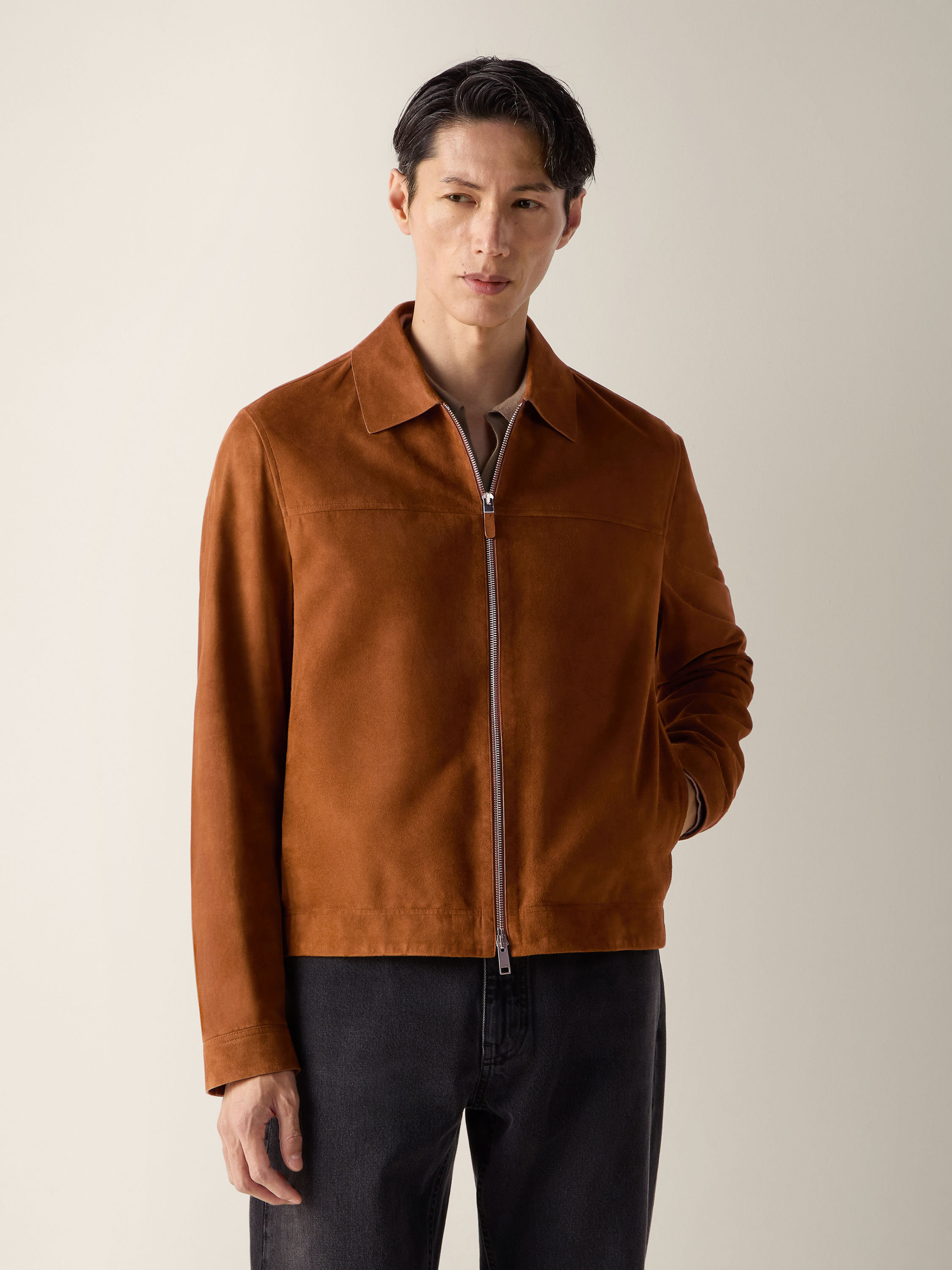 Suede Blouson Product detail photo #3