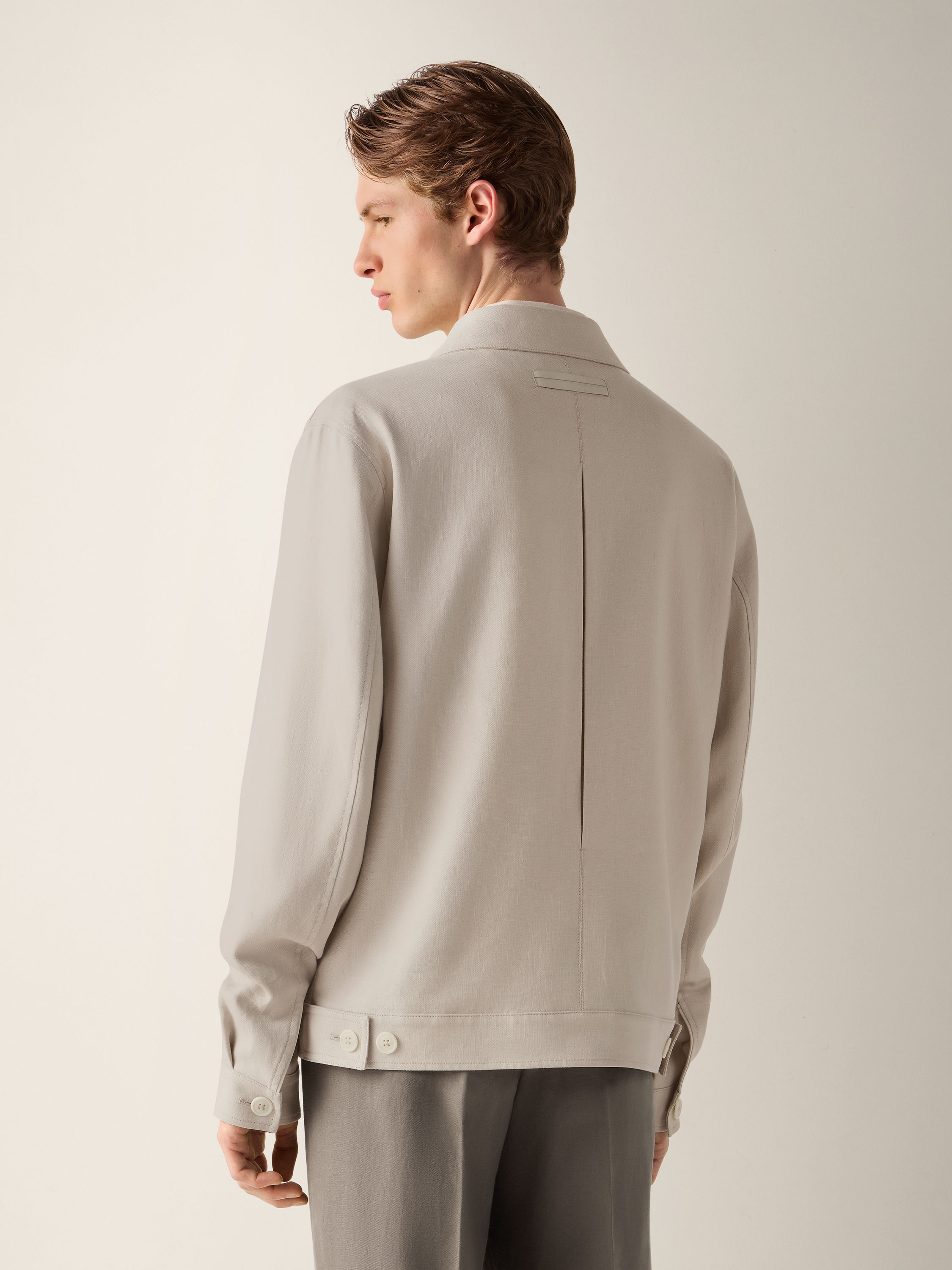 Oasi Lino Blouson Product detail photo #5