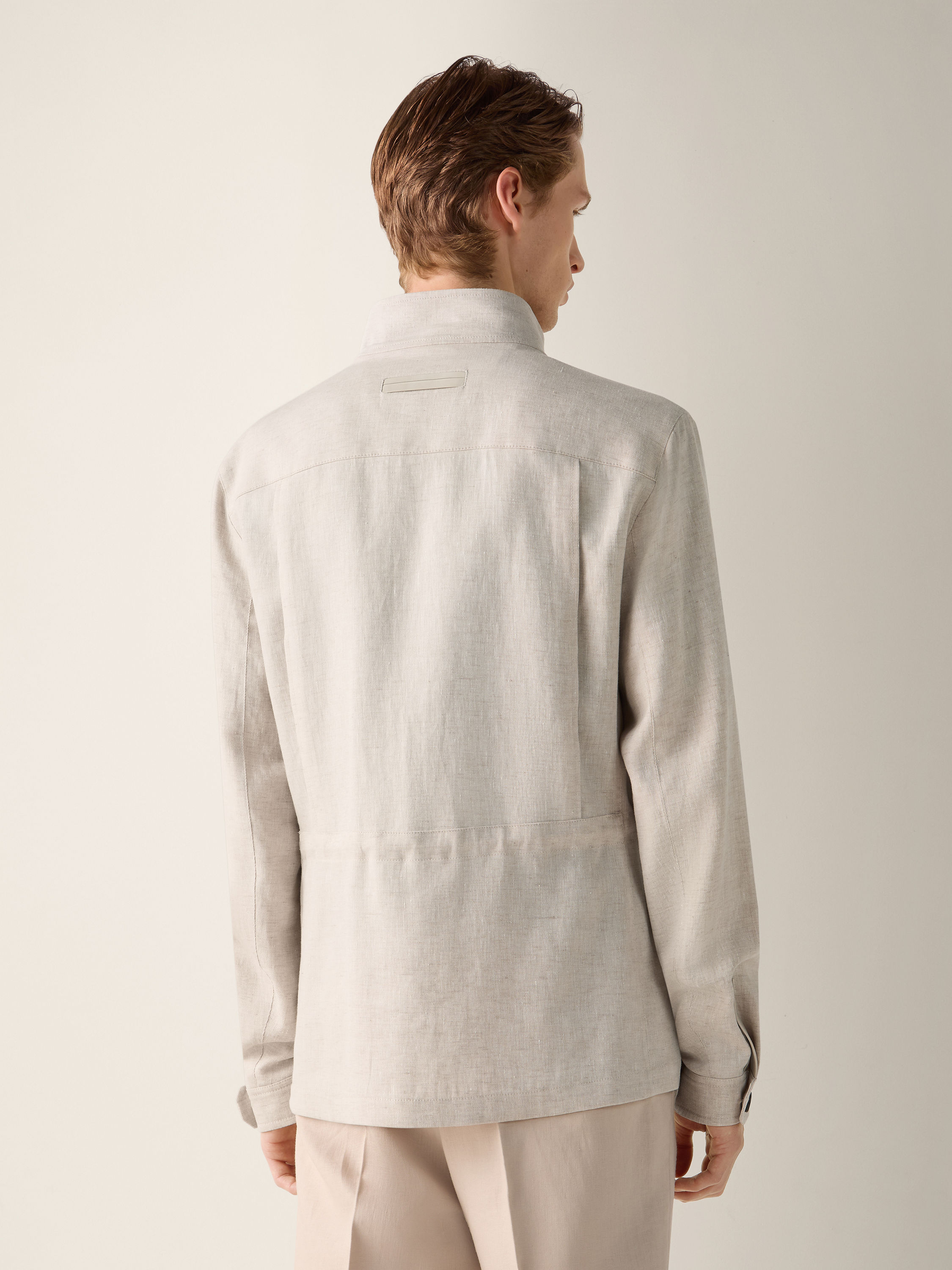 Oasi Lino Field Jacket Product detail photo #5