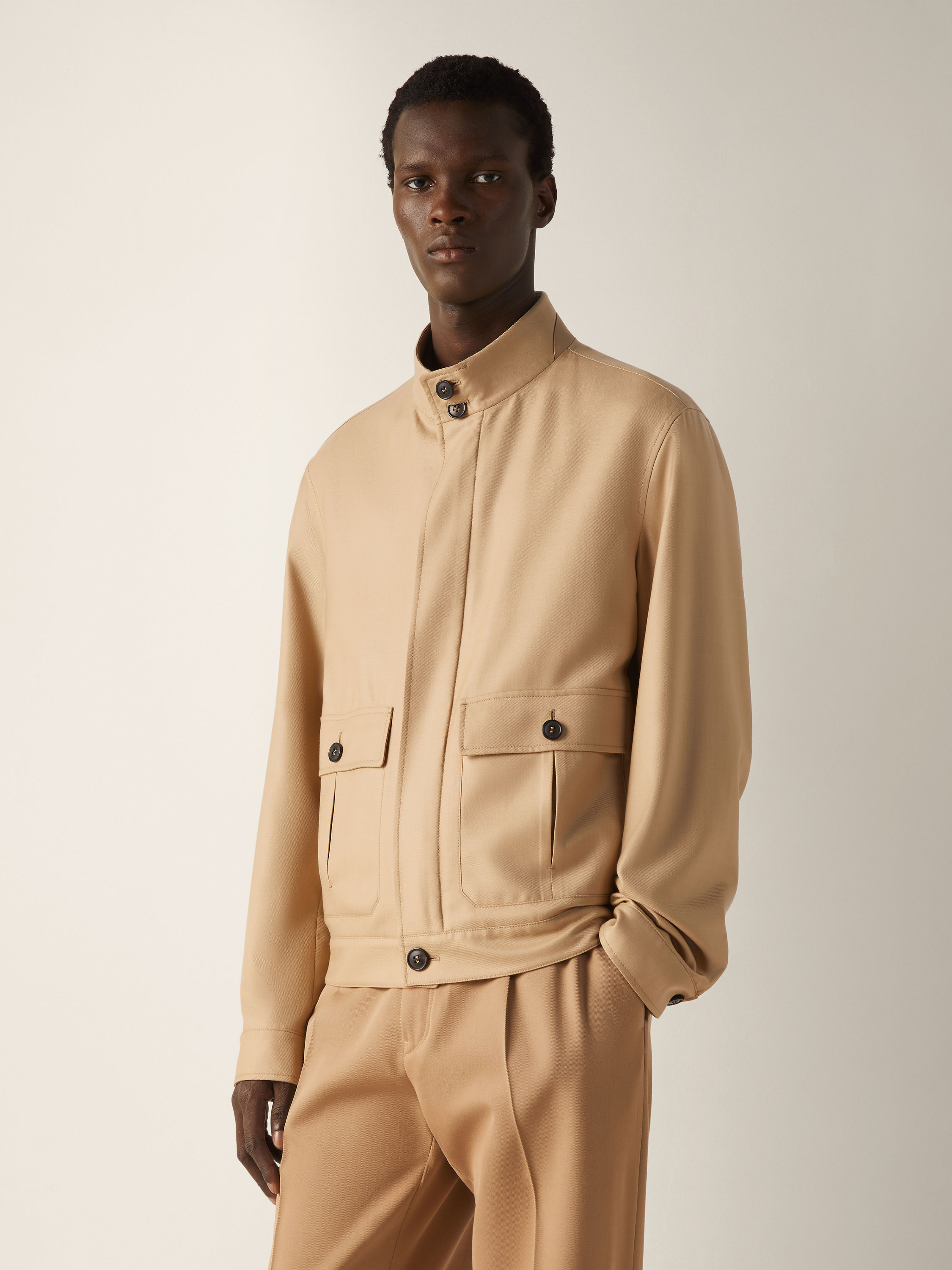 Oasi Cashmere Elements Blouson Product detail photo #3