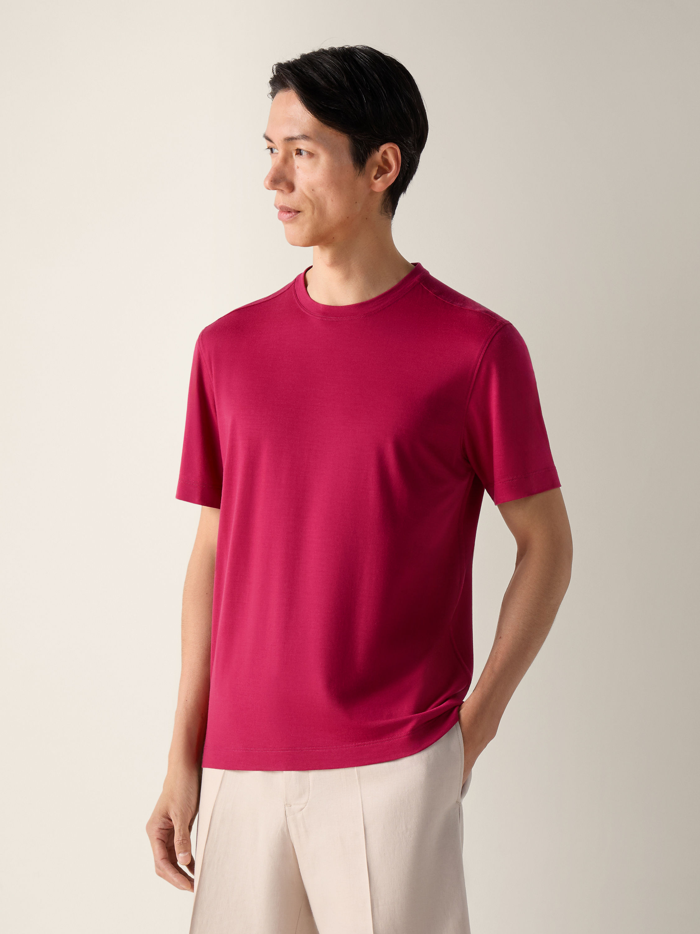 深粉色 Vellus Aureum T 恤 产品细节图 #2