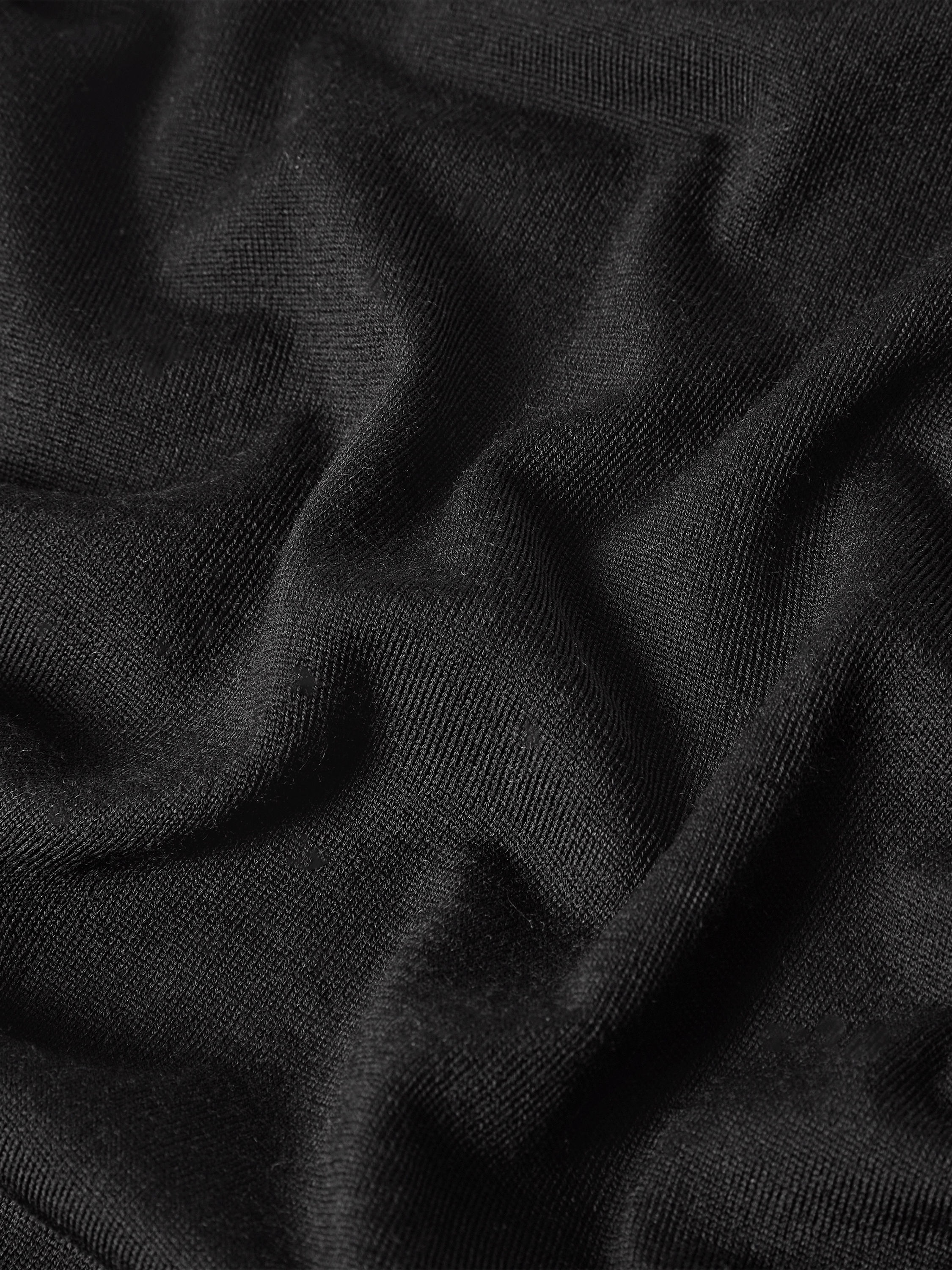Dark Grey Trofeo 15milmil15 Wool Polo Shirt Product detail photo #3