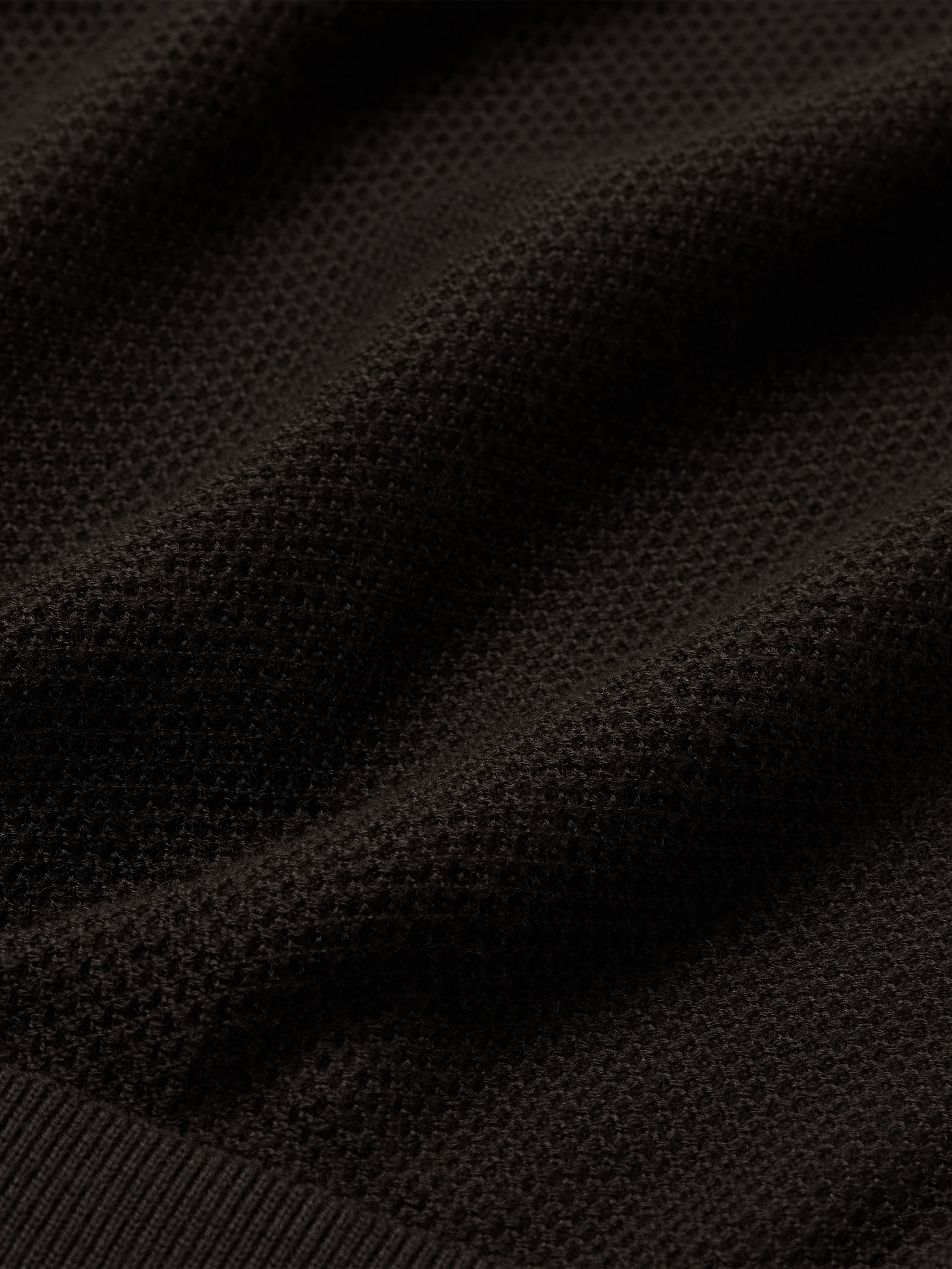Dark Brown Vellus Aureum Polo Shirt Product detail photo #4