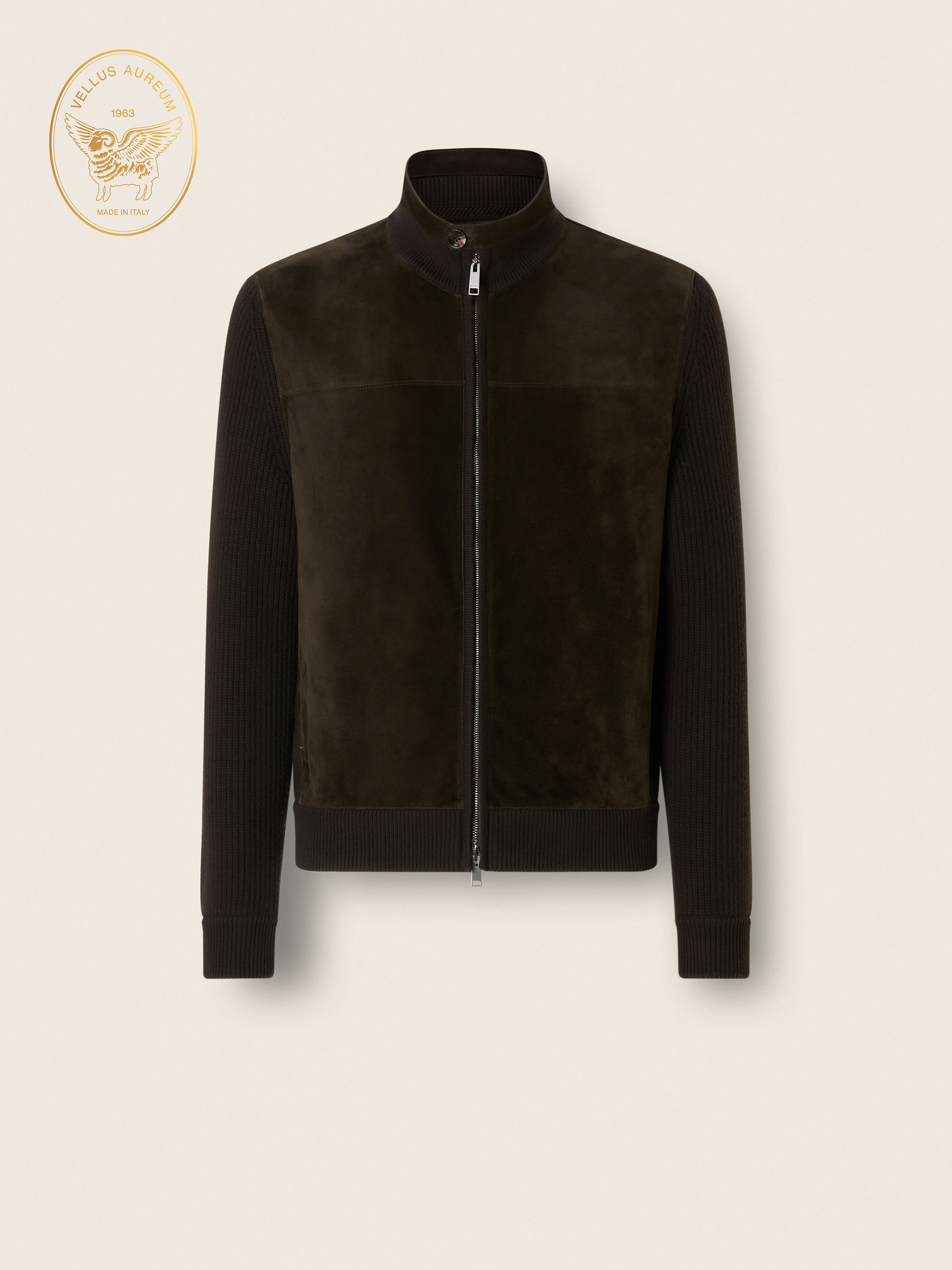 Dark Brown Vellus Aureum Blouson Main product photo