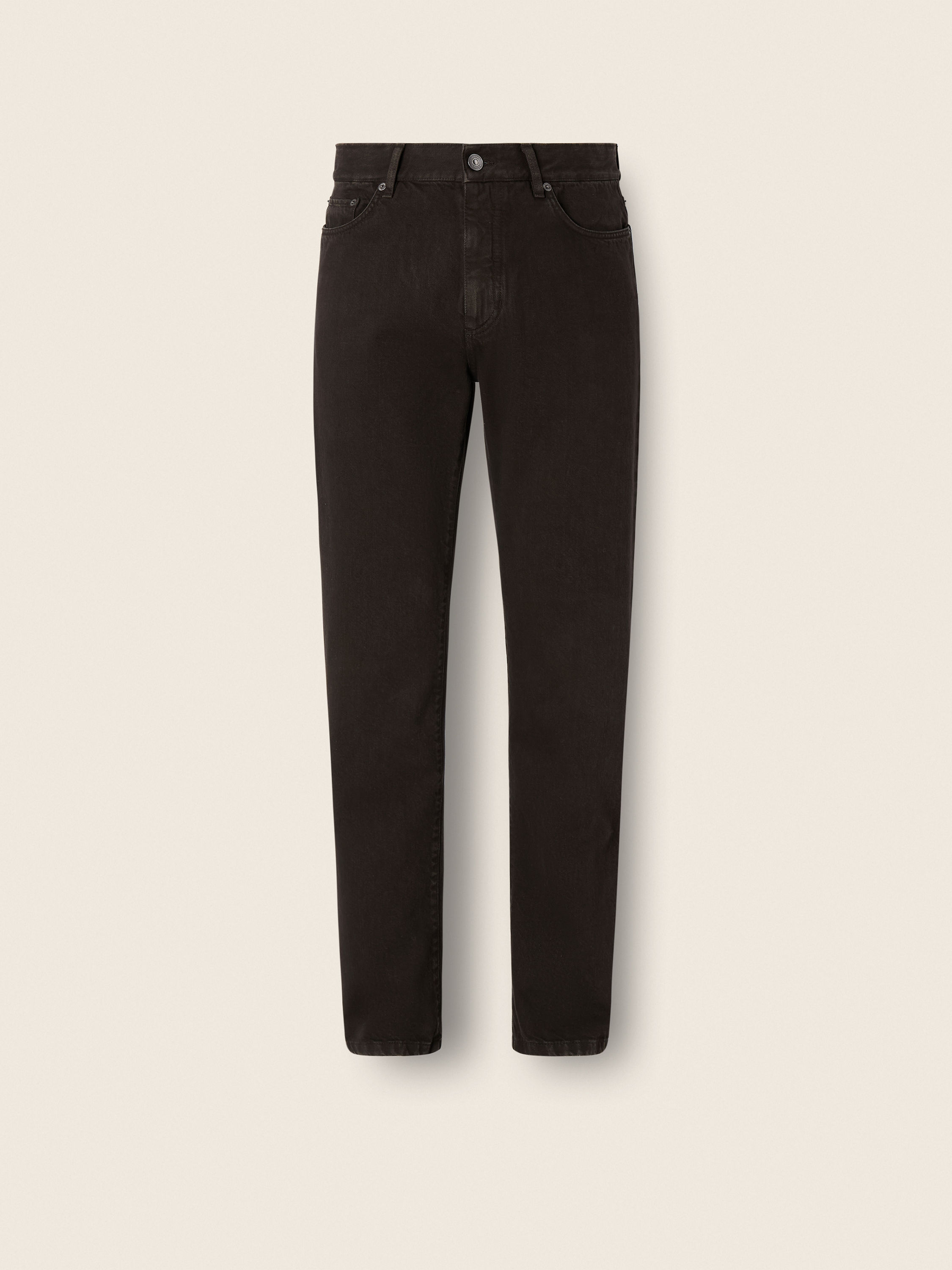 Dark Brown Cotton Roccia Pants Main product photo