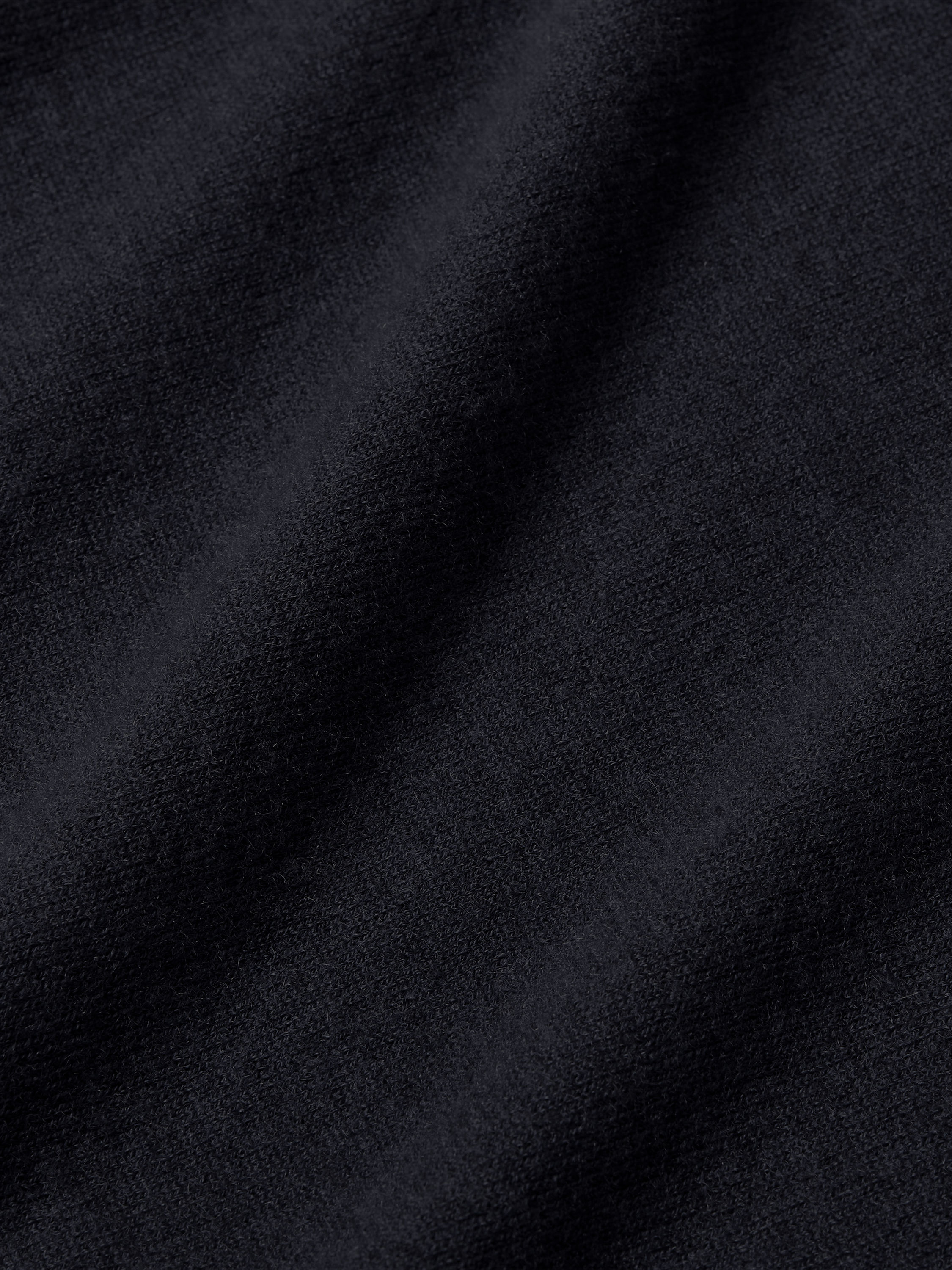 Navy Blue Oasi Cashmere Crewneck Product detail photo #3