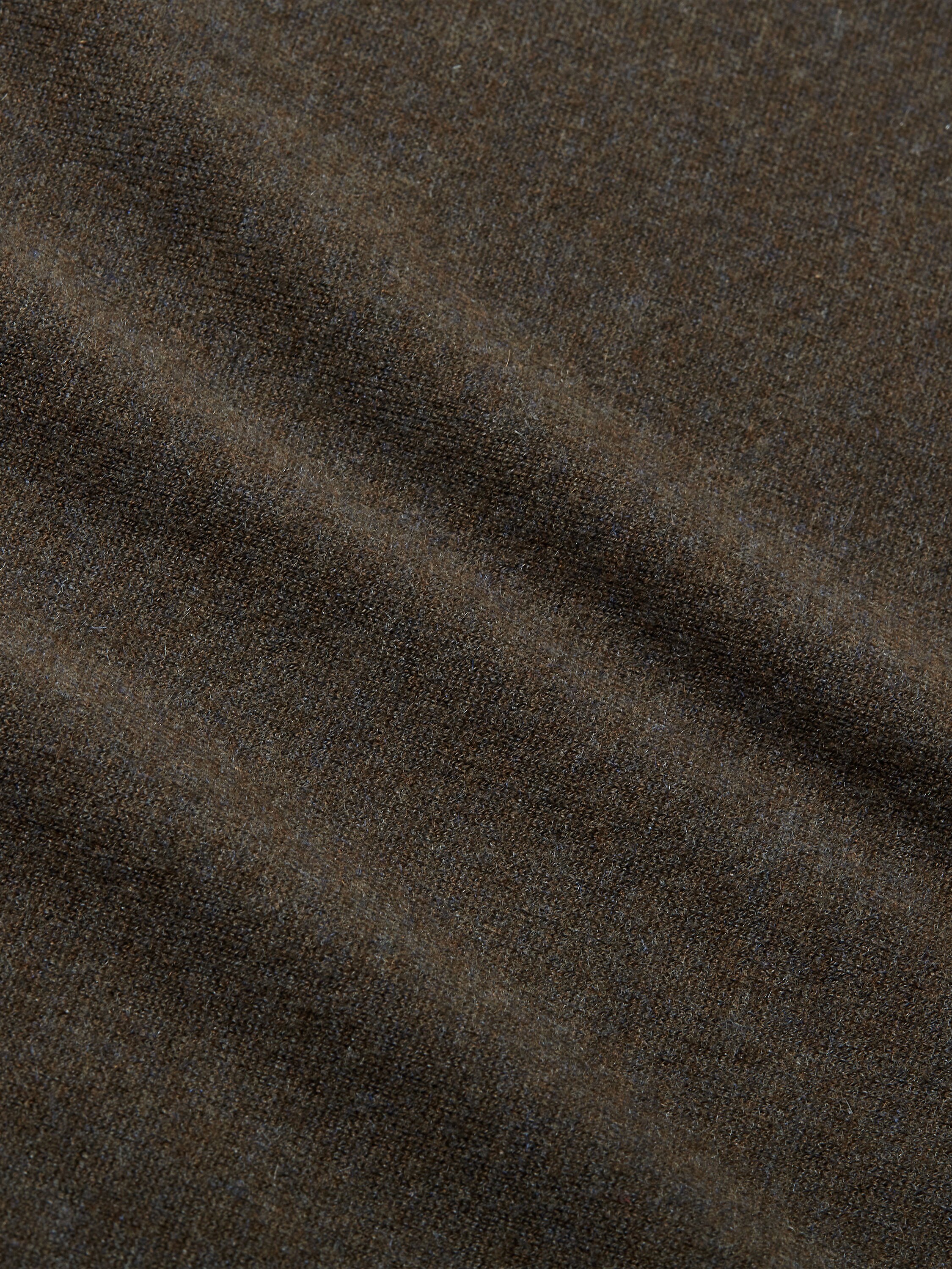 Dark Olive Green Oasi Cashmere Crewneck Product detail photo #3