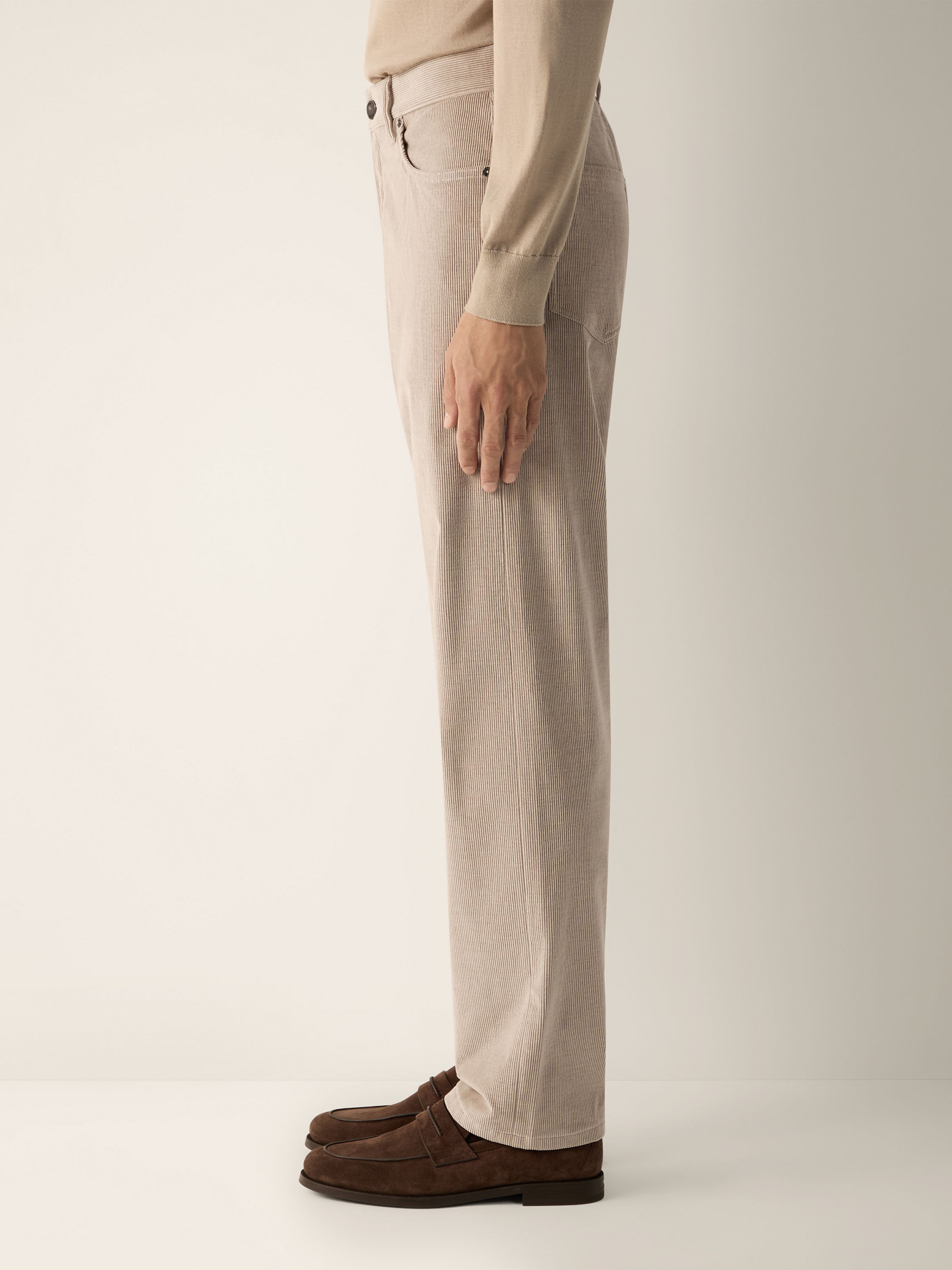 Light Taupe Cashco Roccia Pants Product detail photo #2