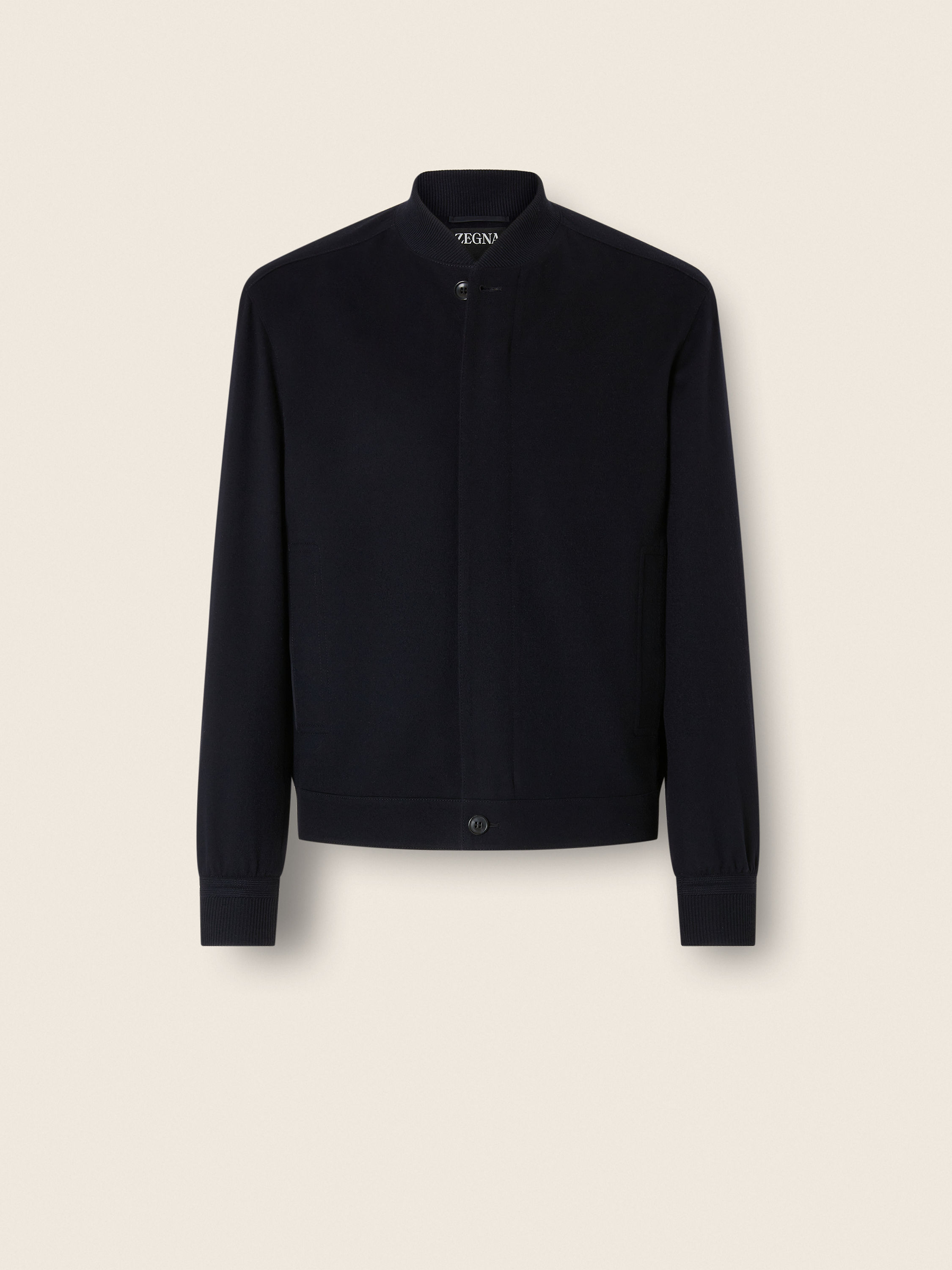 Navy Blue Oasi Cashmere Elements Bomber Main product photo