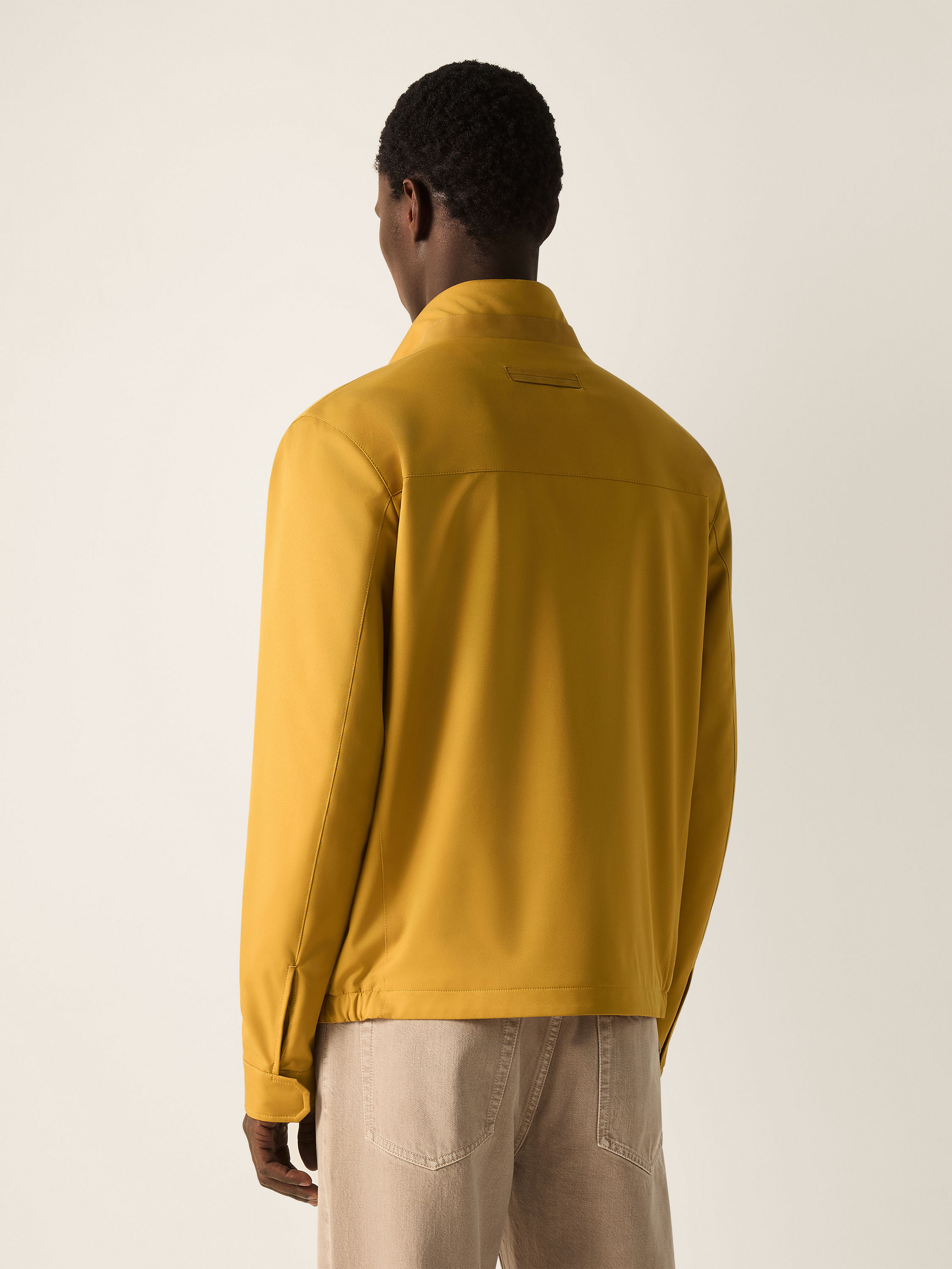 Yellow Microfiber Motorin 100cc Blouson Product detail photo #5