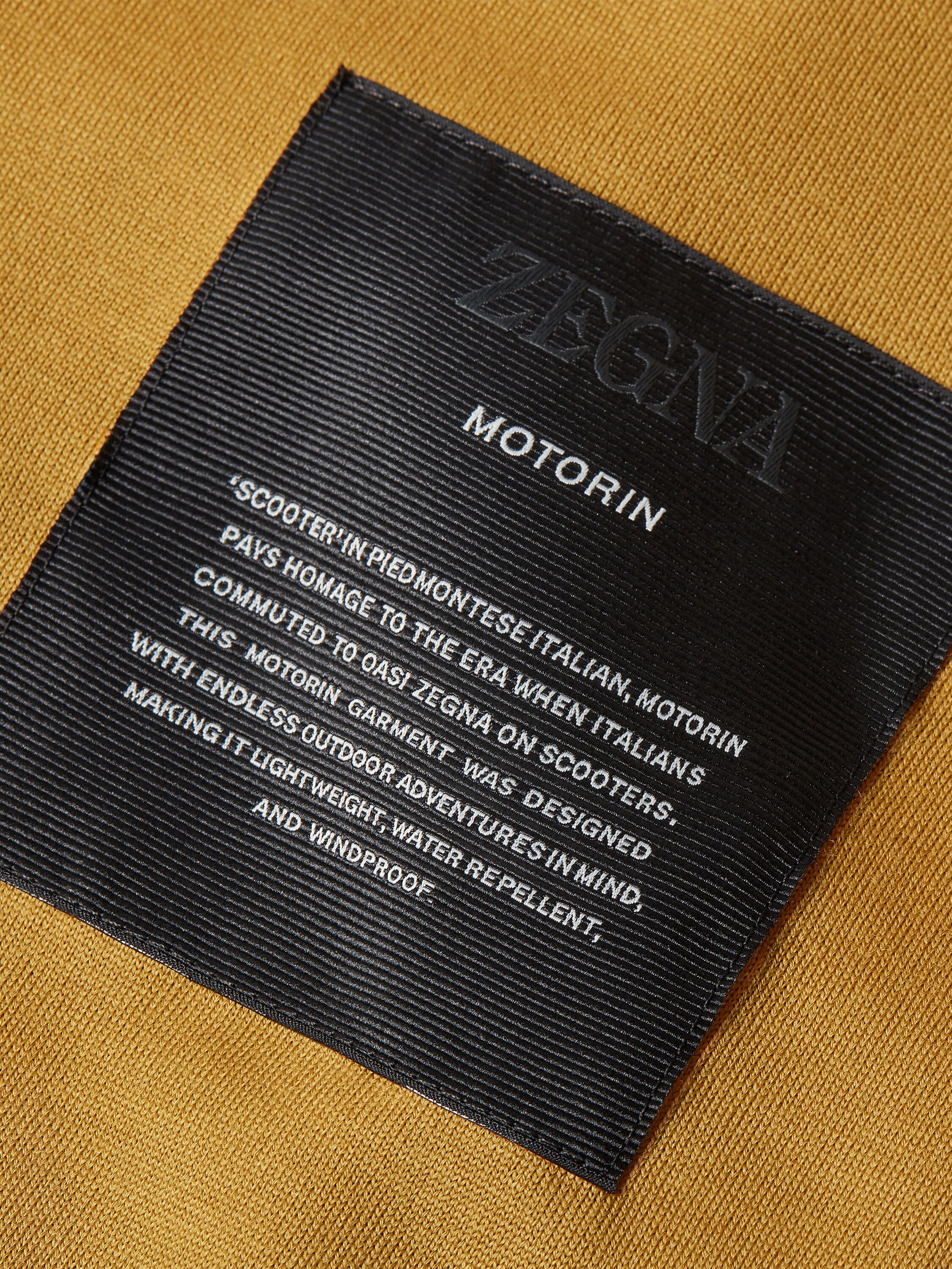 Yellow Microfiber Motorin 100cc Blouson Product detail photo #2