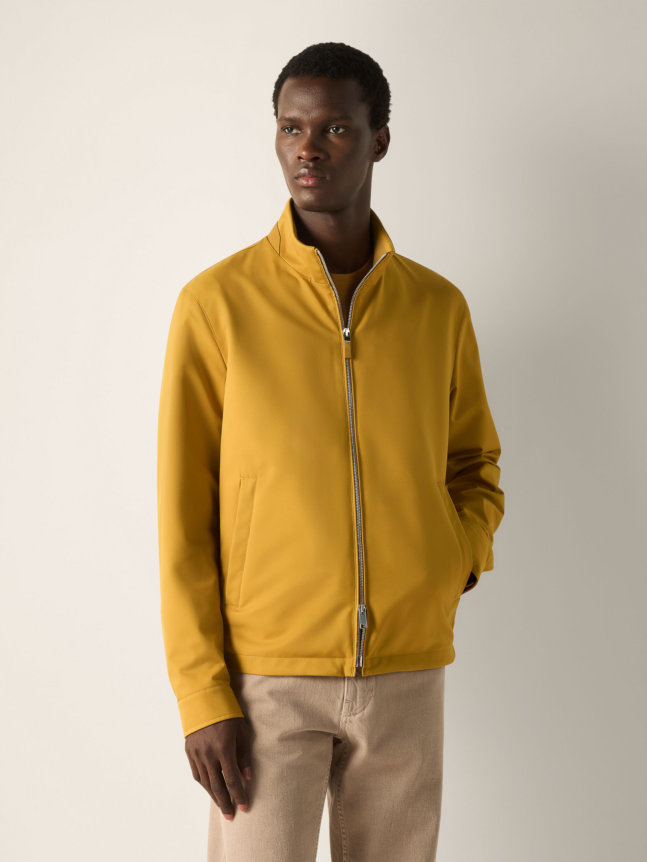 Yellow Microfiber Motorin 100cc Blouson Product detail photo #3