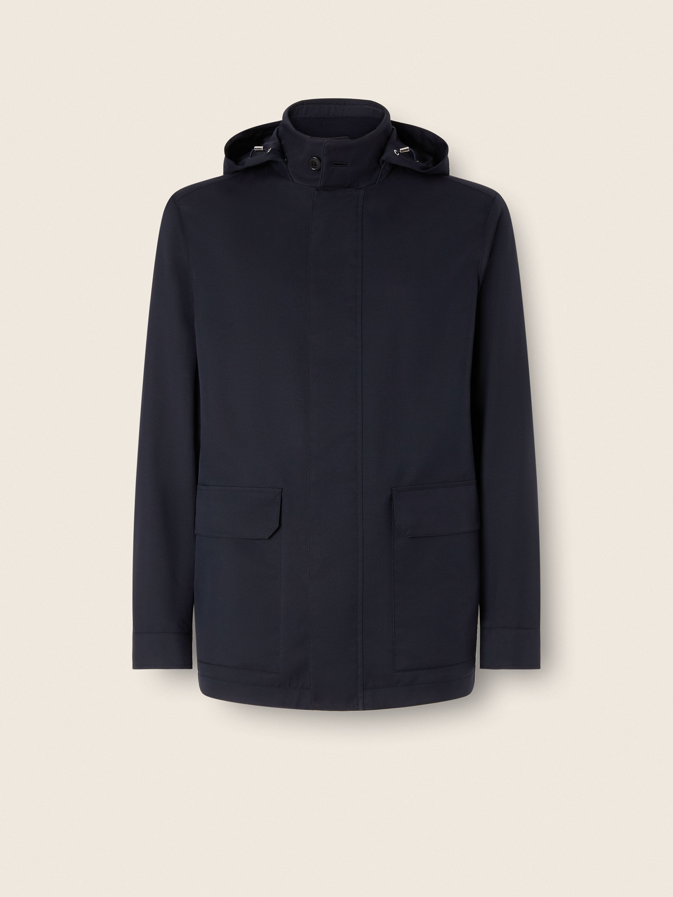 Navy Blue Microfiber Motorin 300cc Car Coat Main product photo