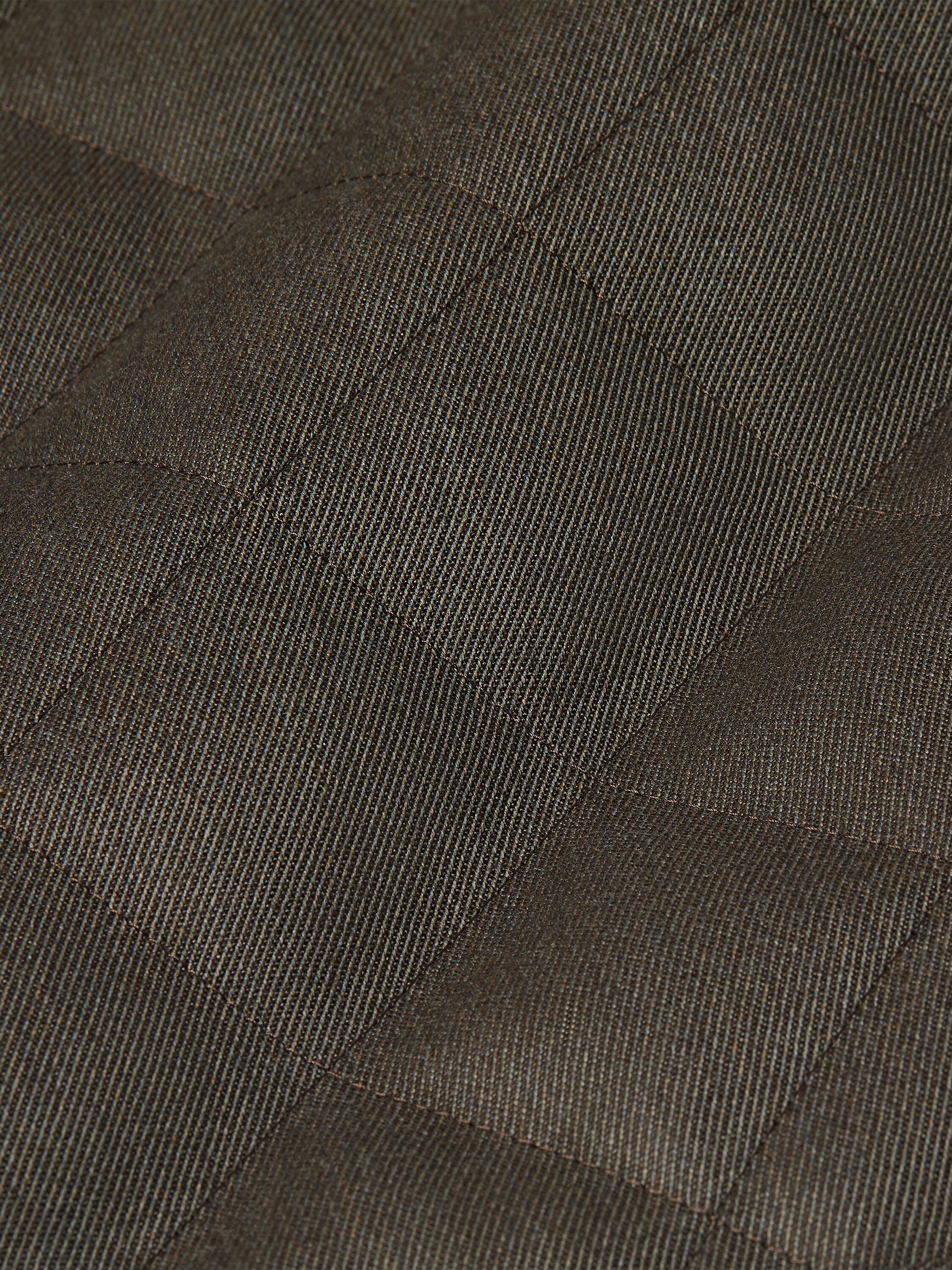 Dark Olive Green Trofeo 15milmil15 Wool Vest Product detail photo #4