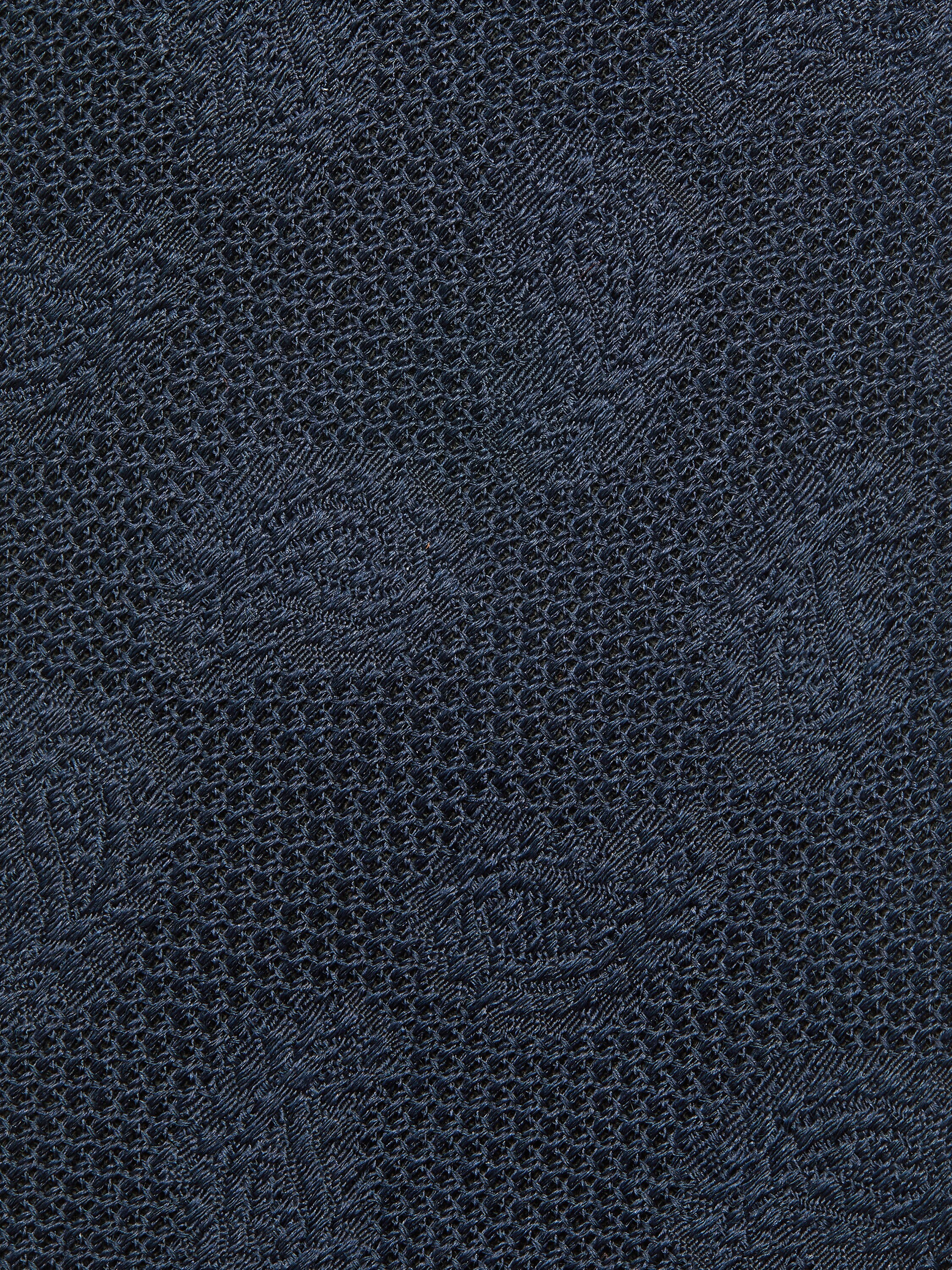 Dark Blue Silk Tie Product detail photo #1
