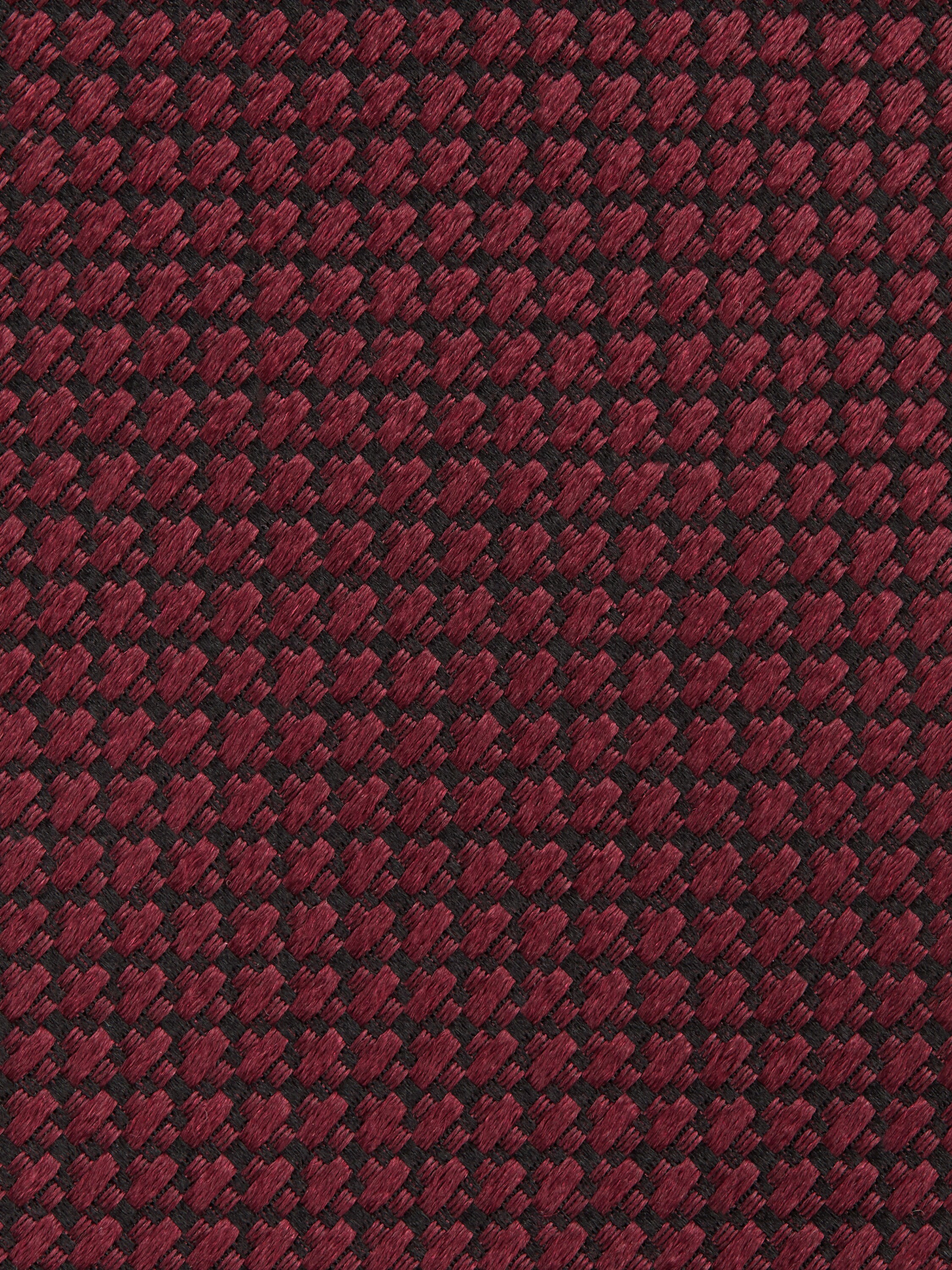 Burgundy Silk Tie Product detail photo #1