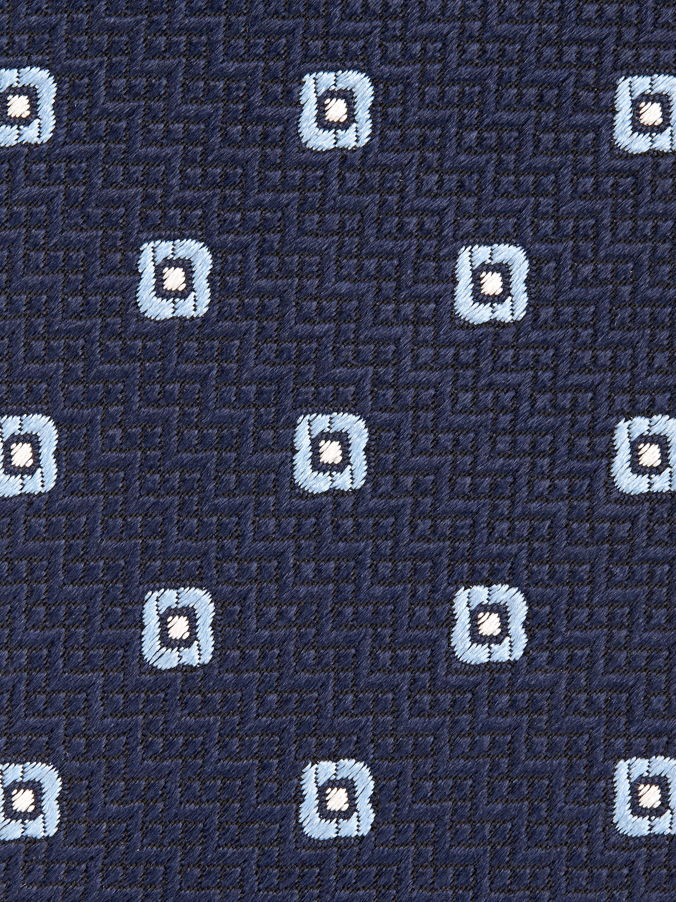 Dark Blue Silk Tie Product detail photo #1
